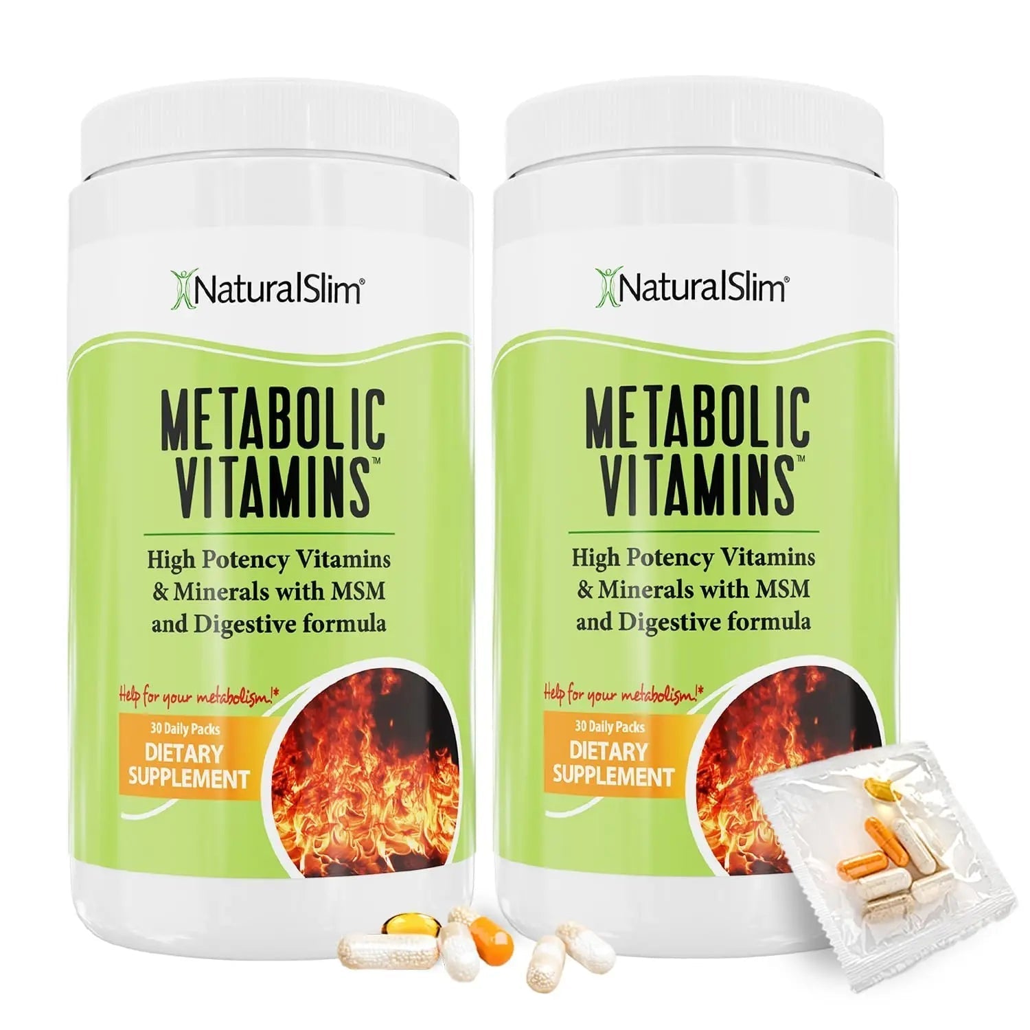 NaturalSlim Metabolic Vitamins - Combination of High Potency Multivitamins, Minerals, B Complex, Msm, & Digestive Formula Supplements NaturalSlim buy supplements canada