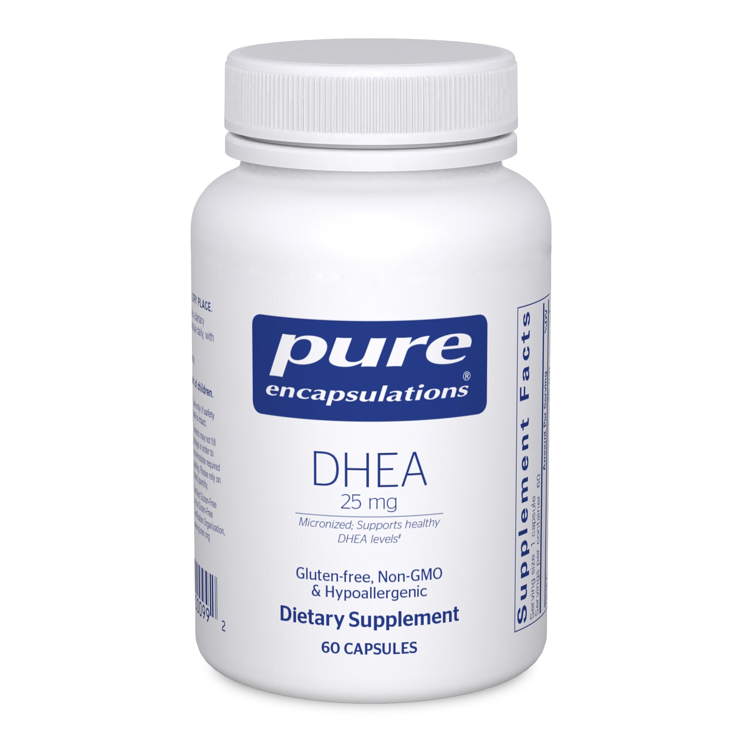 Pure Encapsulations DHEA 25 mg - Supplement for Immune Support, Hormone Balance, Metabolism Support, and Energy Levels* - with Micronized DHEA - 60 Capsules Pure Encapsulations buy supplements canada