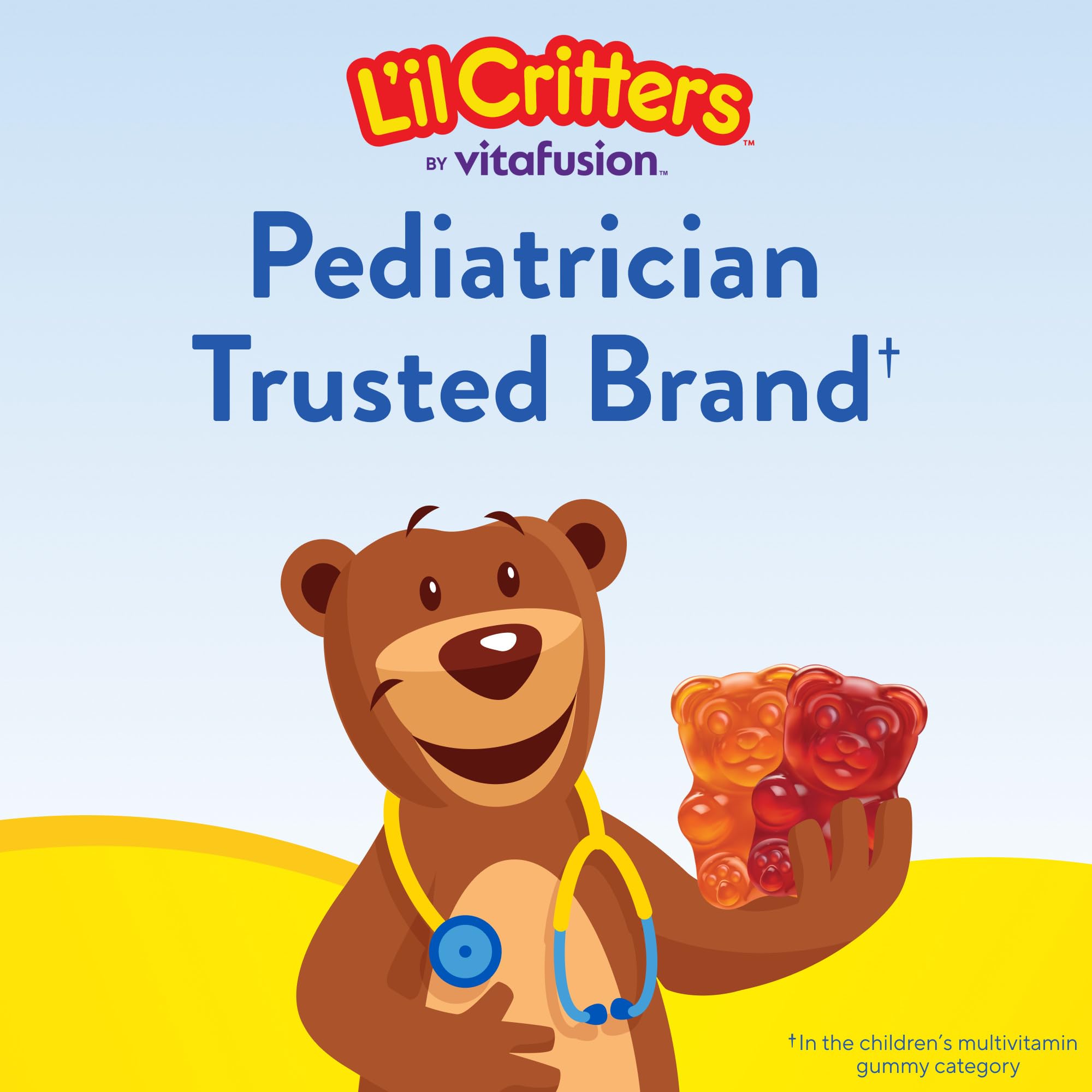 L'il Critters Gummy Vites Daily Kids Multivitamins Assorted Fruit Flavors for Ages 2+ Toddlers & Kids, Gummy Vitamin with Vitamin C and D Lil Critters buy supplements canada