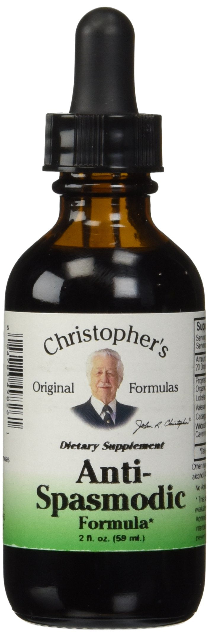 Christopher’s Original Formulas Anti-Spasmodic Formula | 2 oz Liquid Herbal Supplement | Synergistic Blend for Nervous System Support | Skullcap, Valerian & Cayenne Christopher's Original Formulas buy supplements canada