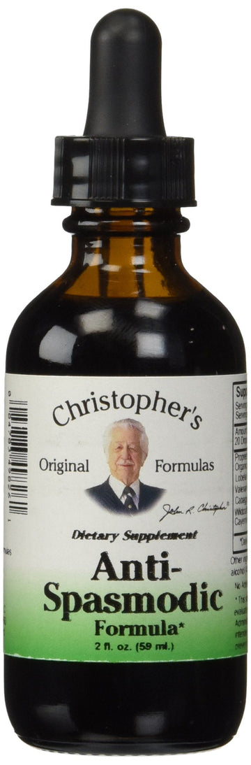 Christopher’s Original Formulas Anti-Spasmodic Formula | 2 oz Liquid Herbal Supplement | Synergistic Blend for Nervous System Support | Skullcap, Valerian & Cayenne Christopher's Original Formulas buy supplements canada