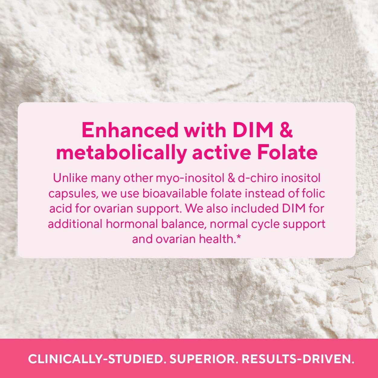 Premium Ovarian Health Support Supplement – Hormone Balance, Ovulation & Cycle Regularity - Myo-Inositol & D-Chiro Inositol Supplement for Women – 40:1 Inositol Ratio With Folate & DIM – 90 Capsules Sunergetic buy supplements canada