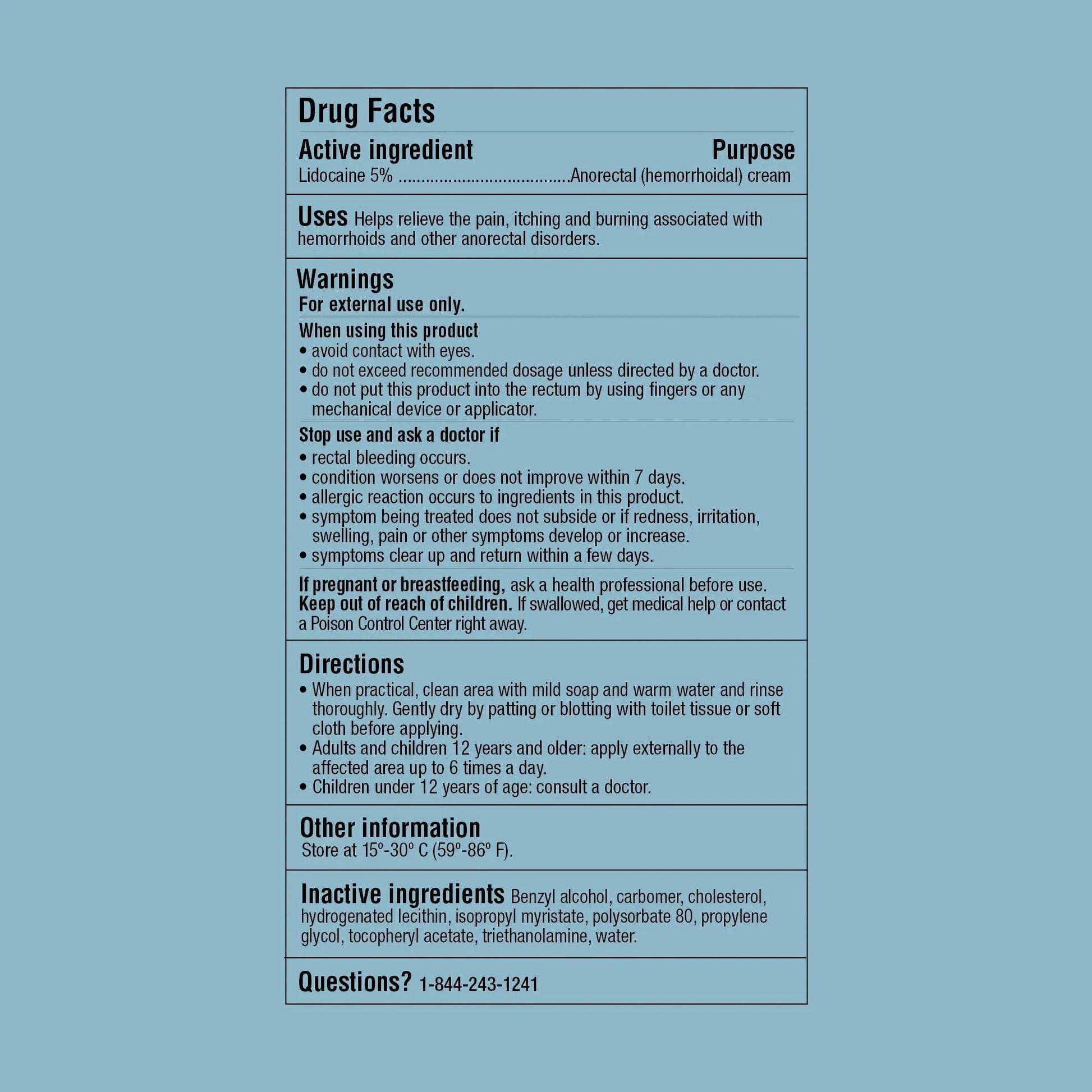 Curist 5% Lidocaine Numbing Cream - 6 oz (170 g) XL Tube - Soothing Numbing Cream for Temporary Discomfort, Itching, and Burning from Hemorrhoids Lidocaine 5% (1 Pack - 6 oz Tube) Curist buy supplements canada