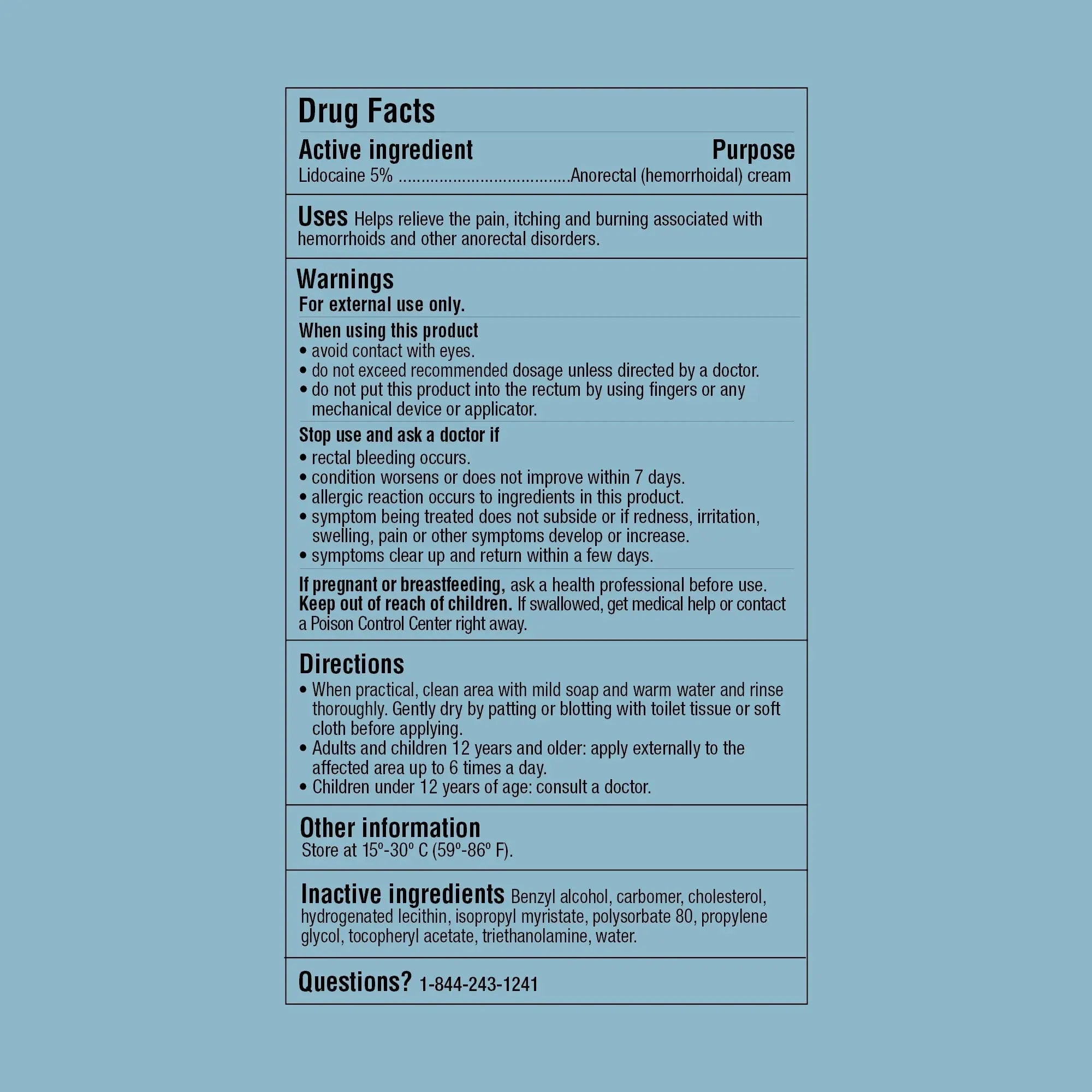 Curist 5% Lidocaine Numbing Cream - 6 oz (170 g) XL Tube - Soothing Numbing Cream for Temporary Discomfort, Itching, and Burning from Hemorrhoids Lidocaine 5% (1 Pack - 6 oz Tube) Curist buy supplements canada