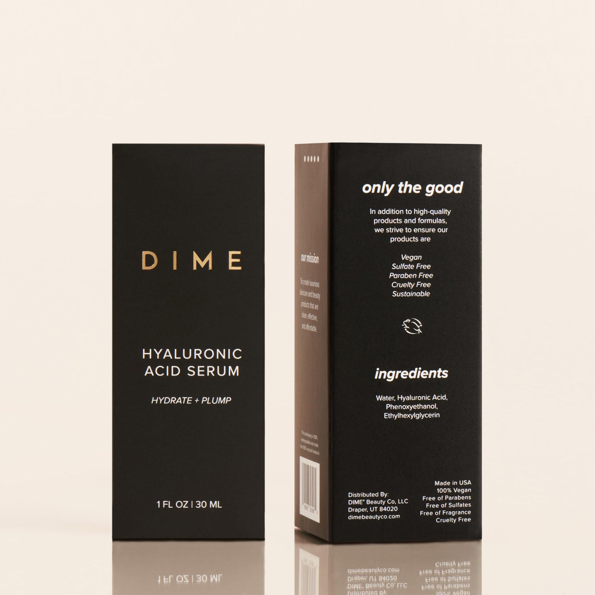 DIME Beauty Hyaluronic Acid Serum, Ultra Hydrating Face Serum with Pure Hyaluronic Acid, 1 oz / 30 ml DIME buy supplements canada