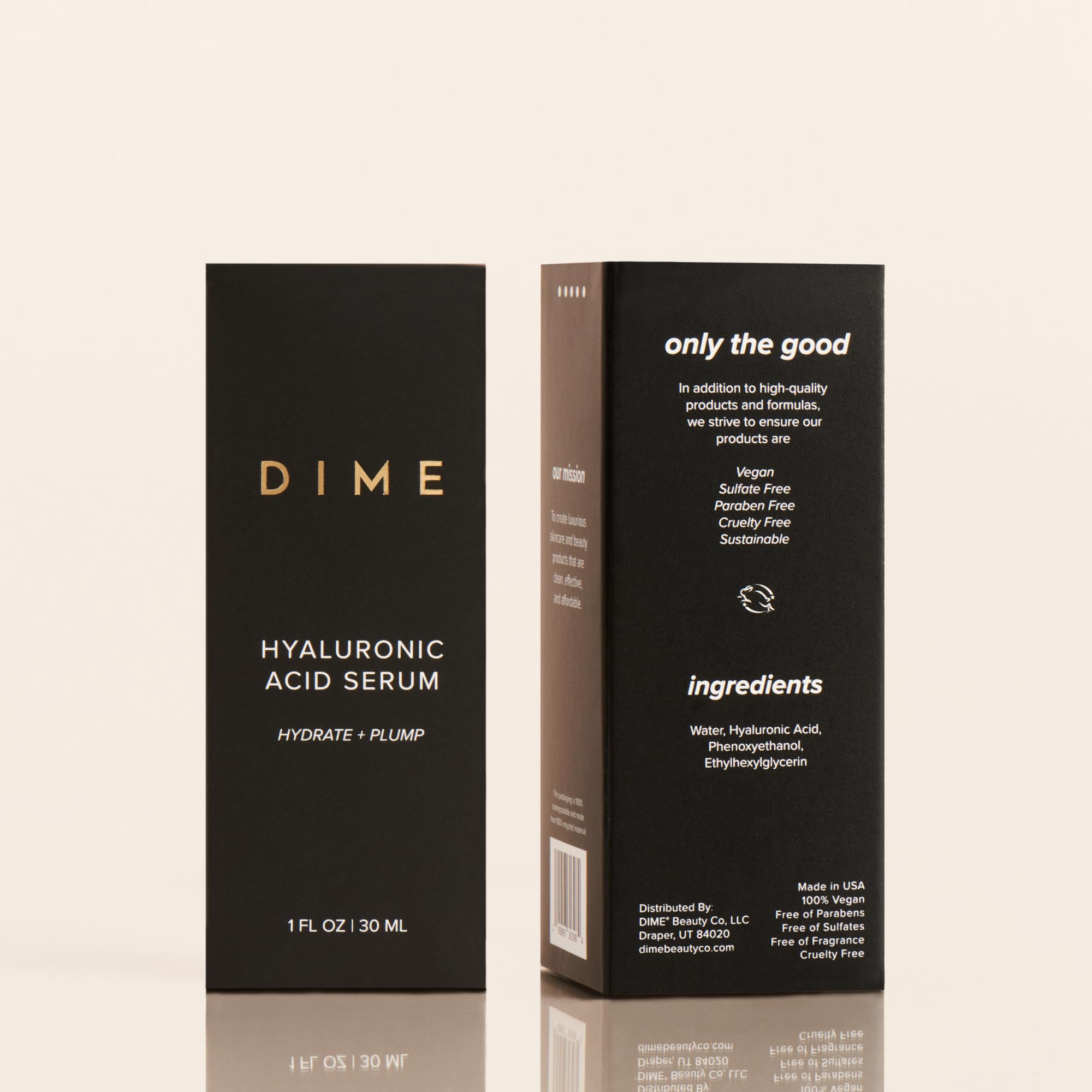 DIME Beauty Hyaluronic Acid Serum, Ultra Hydrating Face Serum with Pure Hyaluronic Acid, 1 oz / 30 ml DIME buy supplements canada