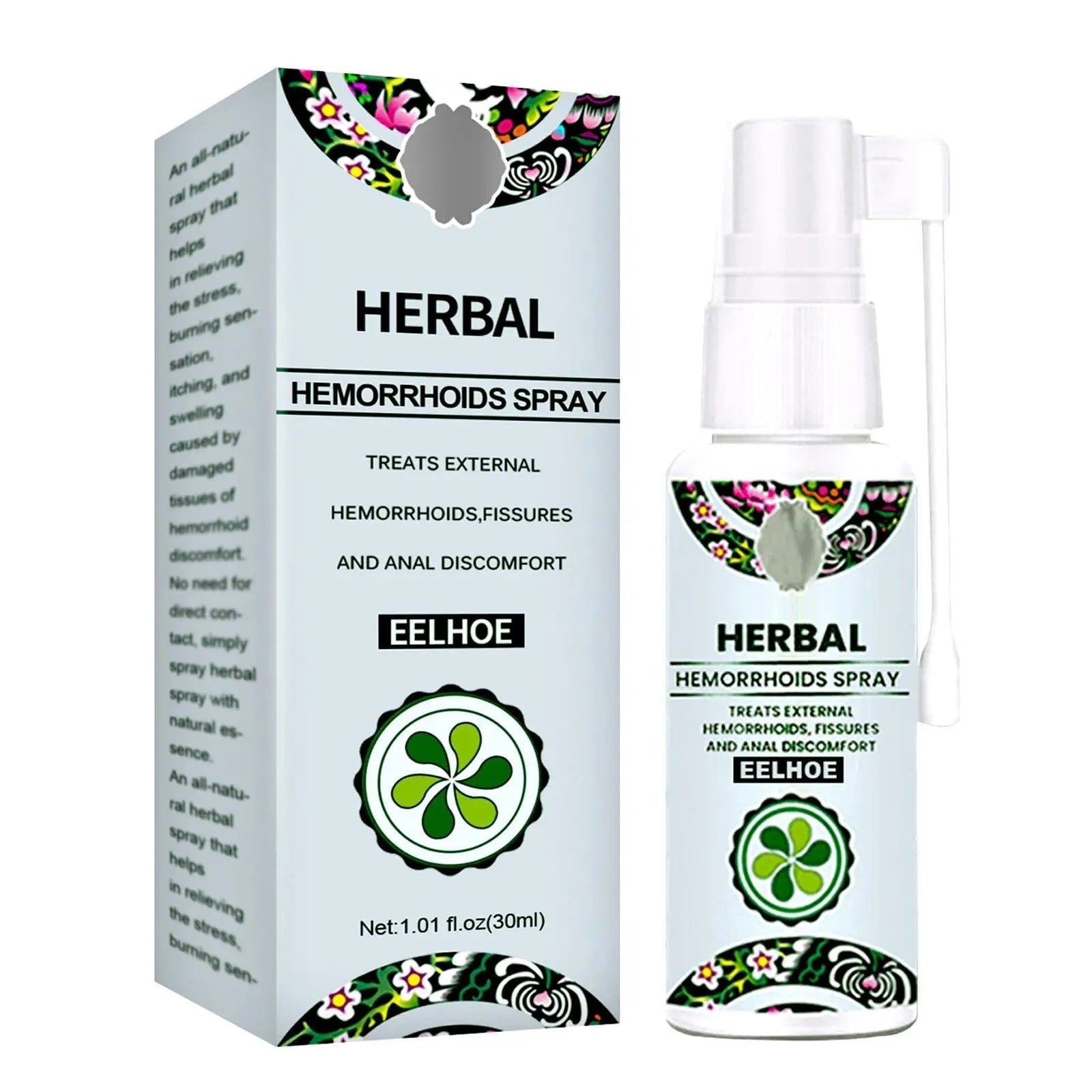 Juztec Hemorrhoid Treatment - Fast Relief with Hemocare Herbal Hemorrhoids Spray & Analese Numb Cream (1 PCS) Juztec buy supplements canada
