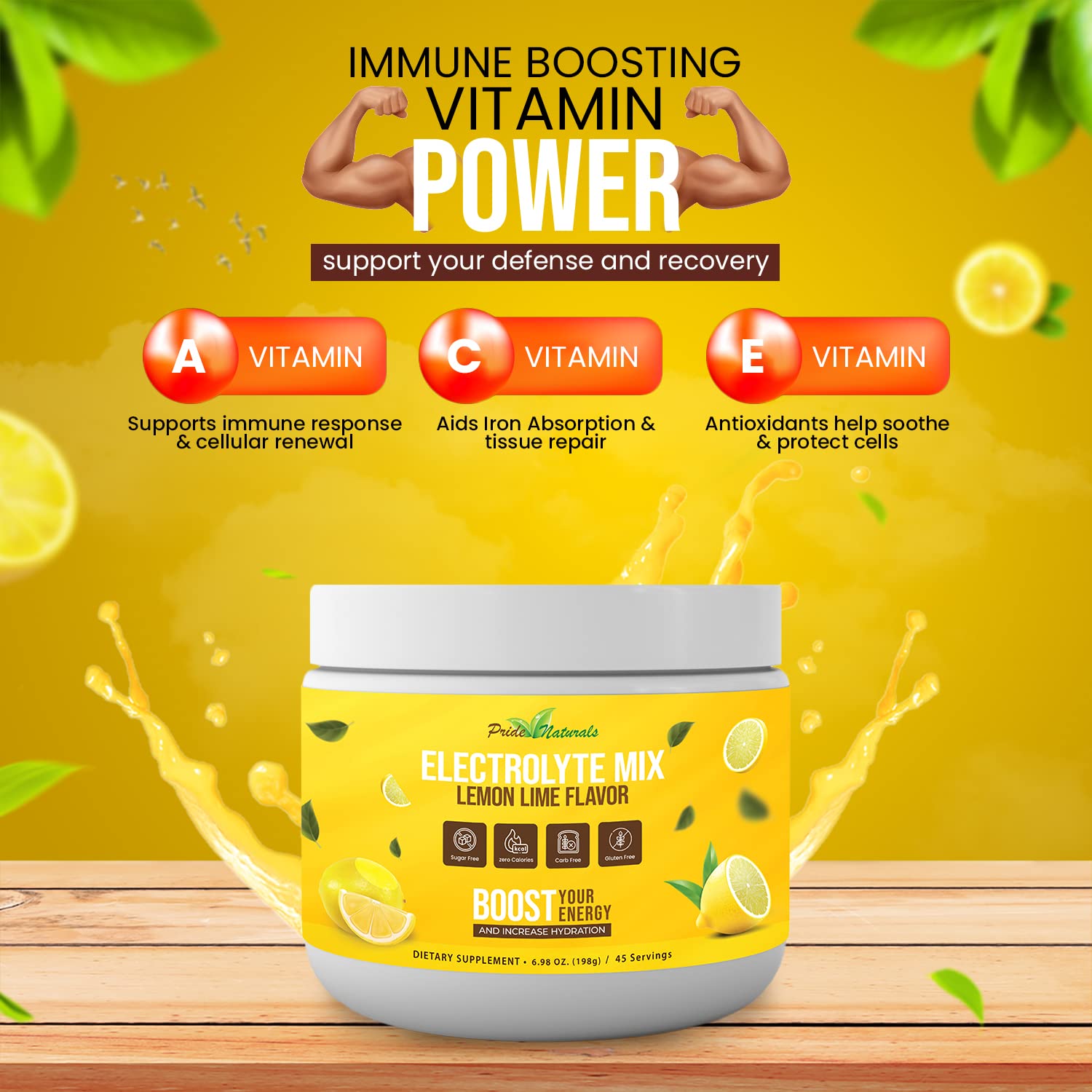 Electrolyte Powder - Refreshing Workout Recovery Electrolytes, Sugar Free, Gluten Free Pride Naturals, Inc buy supplements canada