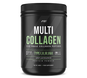 Multi Collagen Protein Powder (400g) - Types I, II, III, V & X - Hydrolyzed Grass Fed Bovine, Wild Caught Fish ALPHA01 buy supplements canada