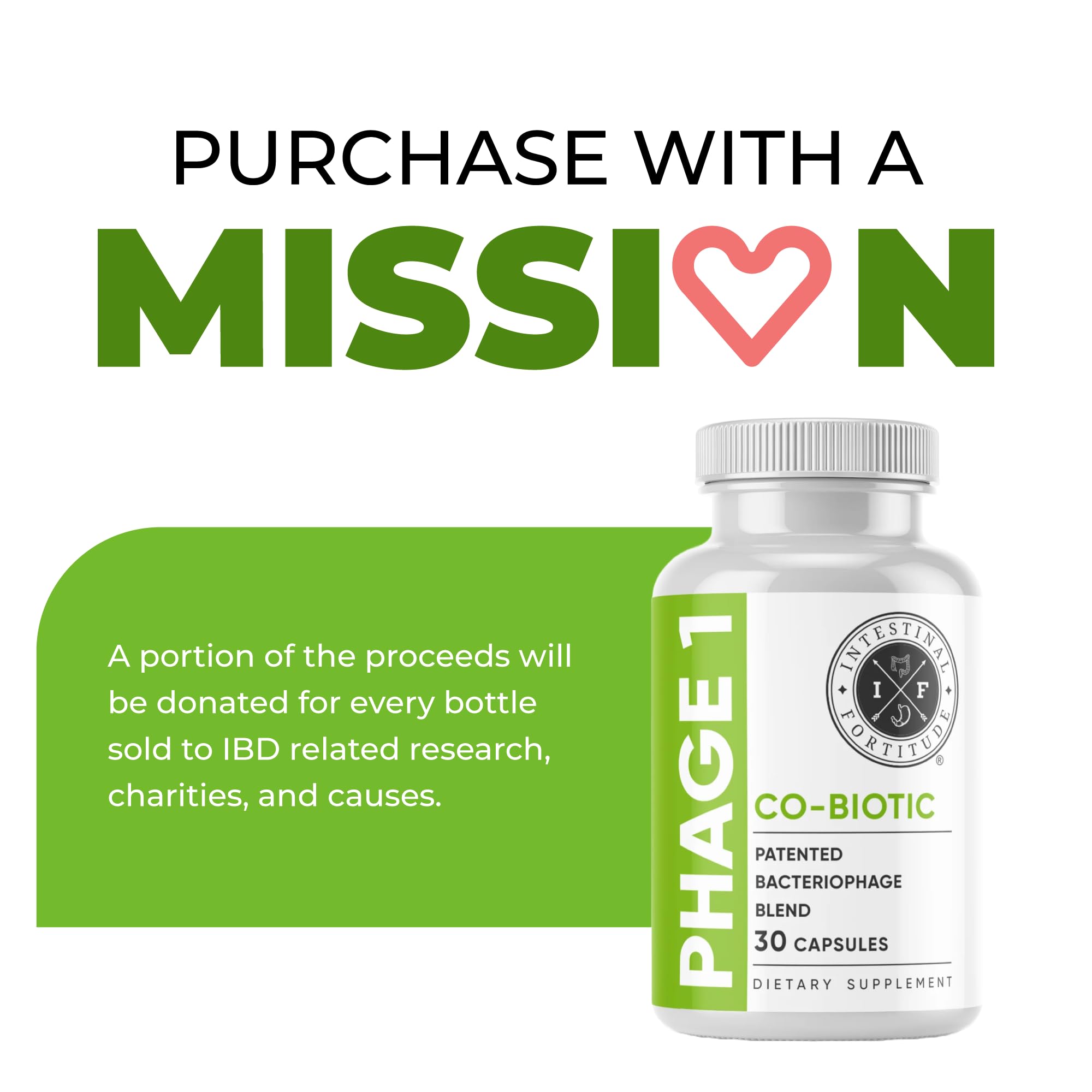 Intestinal Fortitude Phage 1 - Ultimate Gut Health Supplement, Total Restore Intestinal Defense, Patented Bacteriophage Blend for Gut Support, Digestive & Immune System Health, Destroy Bad Bacteria Intestinal Fortitude buy supplements canada