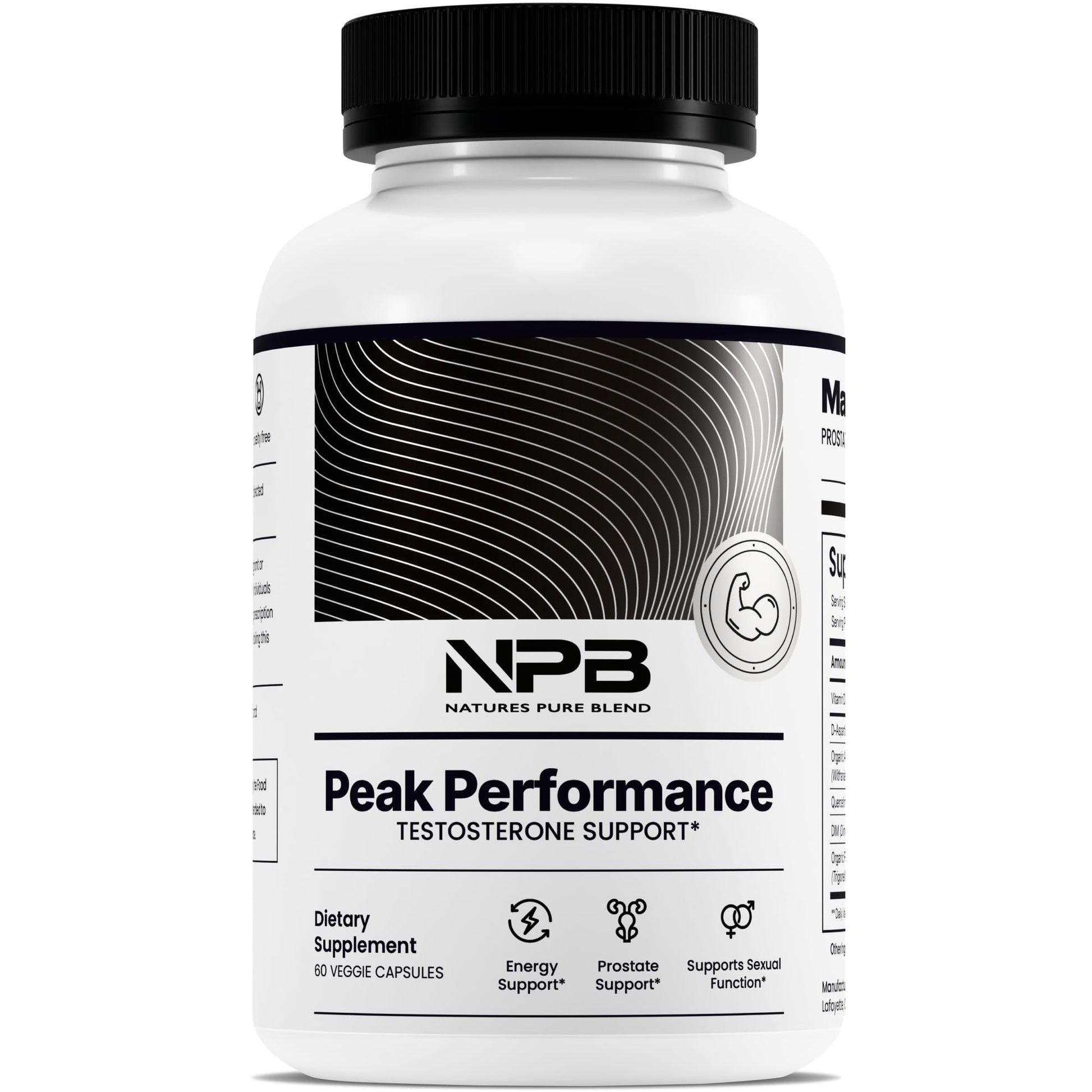 Nature's Pure Blend Peak Performance – Testosterone Supplement for Men with D-Aspartic Acid, Ashwagandha & DIM – Mens Prostate Health Support, Muscle Strength & Energy – Prostate Supplement Nature's Pure Blend buy supplements canada