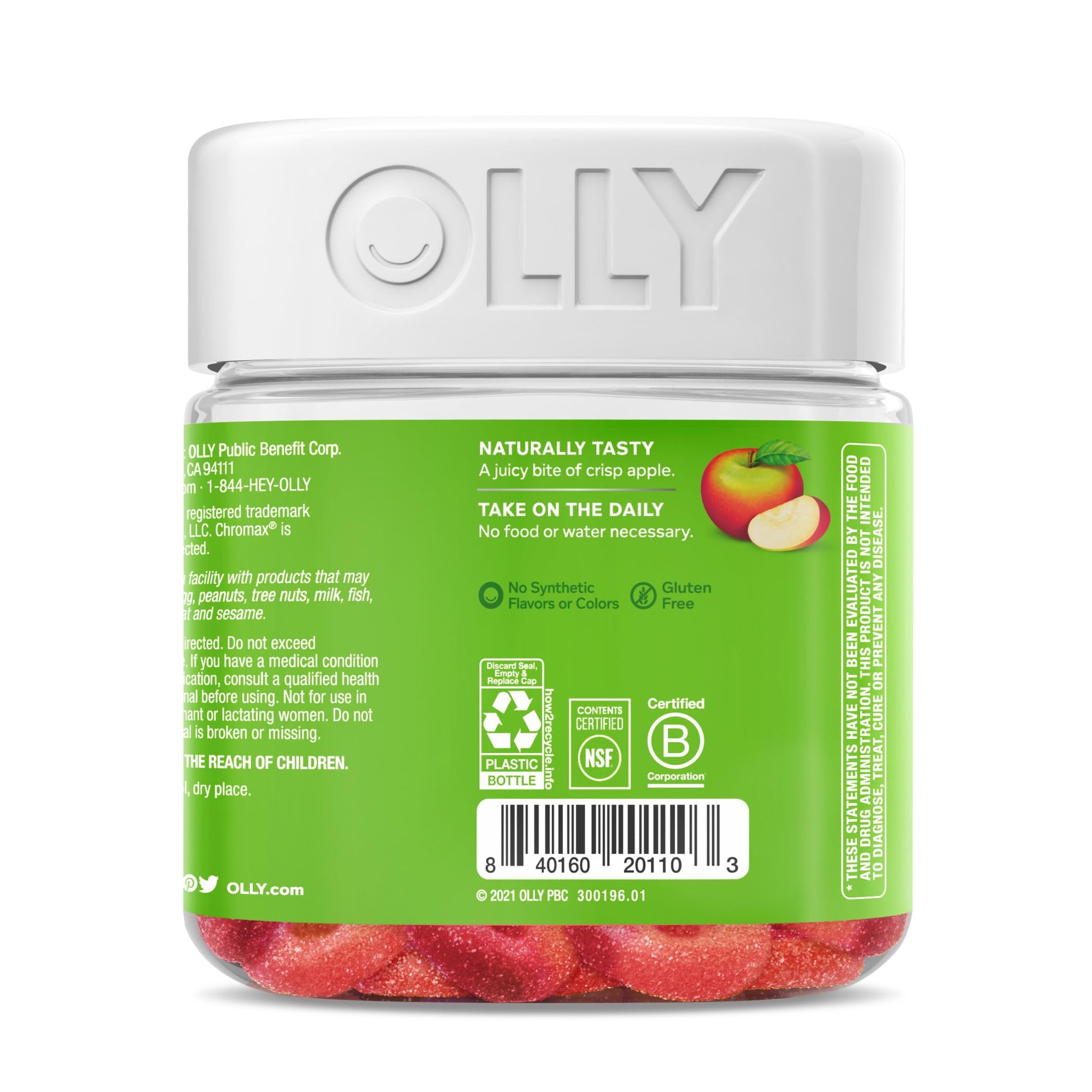 OLLY Metabolism Gummy Rings, Apple Cider Vinegar, Vitamin B12, Chromium, Energy OLLY buy supplements canada