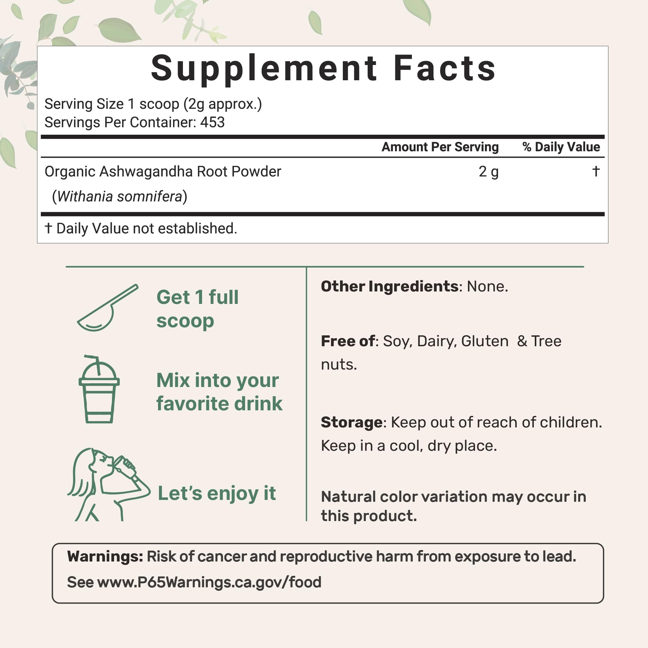 Micro Ingredients Organic Ashwagandha Root Powder | 2 Pound, No Filler, No Additives, Highly Purified | Active Withanolides, Adaptogenic Ayurvedic Herbal Supplements, Gluten Free, India Origin Micro Ingredients buy supplements canada