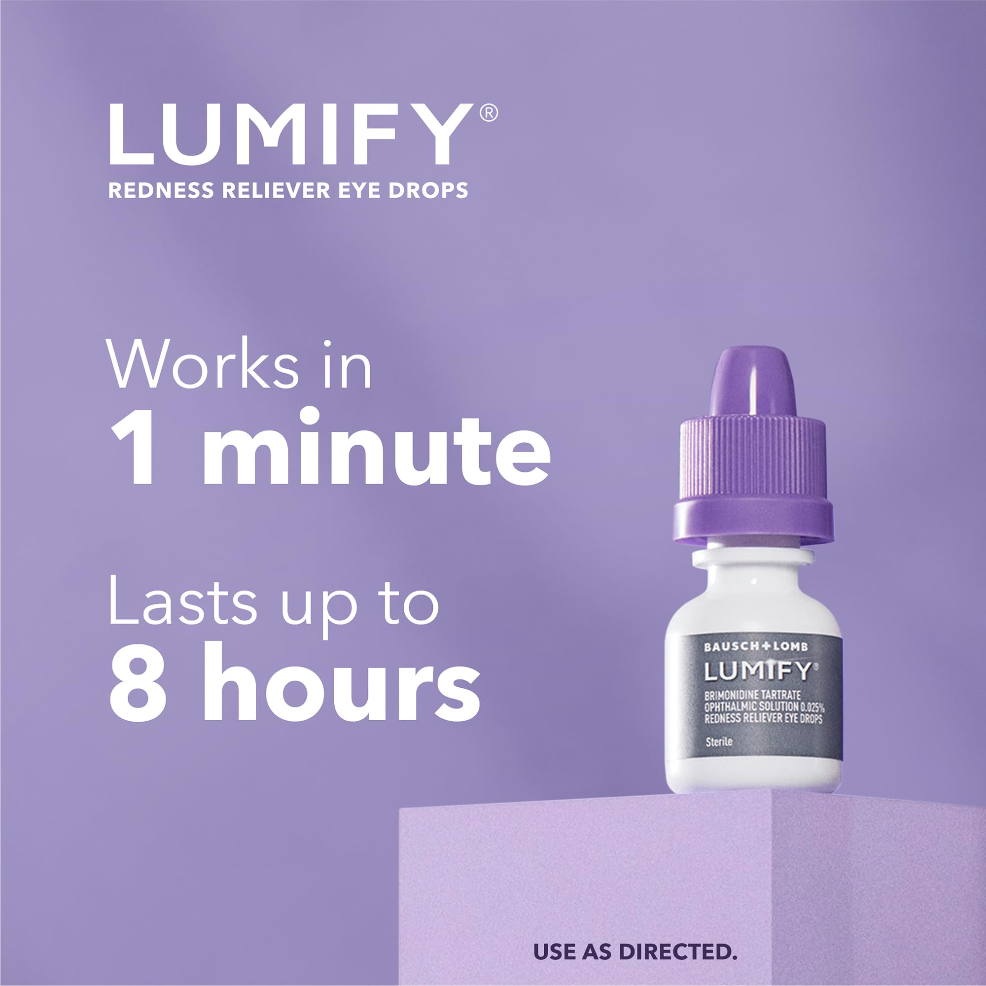LUMIFY Eye Drops for Red Eyes, Redness Reliever for Brighter Looking Eyes, Works in 1 Minute & Lasts Up to 8 Hours, Eye Drops, 0.17 Fl Oz (5 mL) LUMIFY buy supplements canada