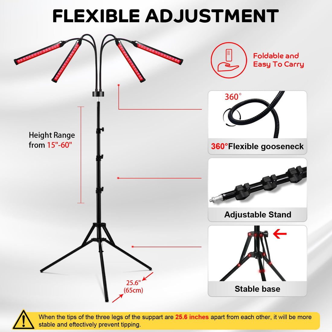 Red Light Therapy for Body, 180LEDs Red Light Therapy Lamp with Tripod, 3-in-1 Chip Designed 660nm ＆850nm Devowellte buy supplements canada