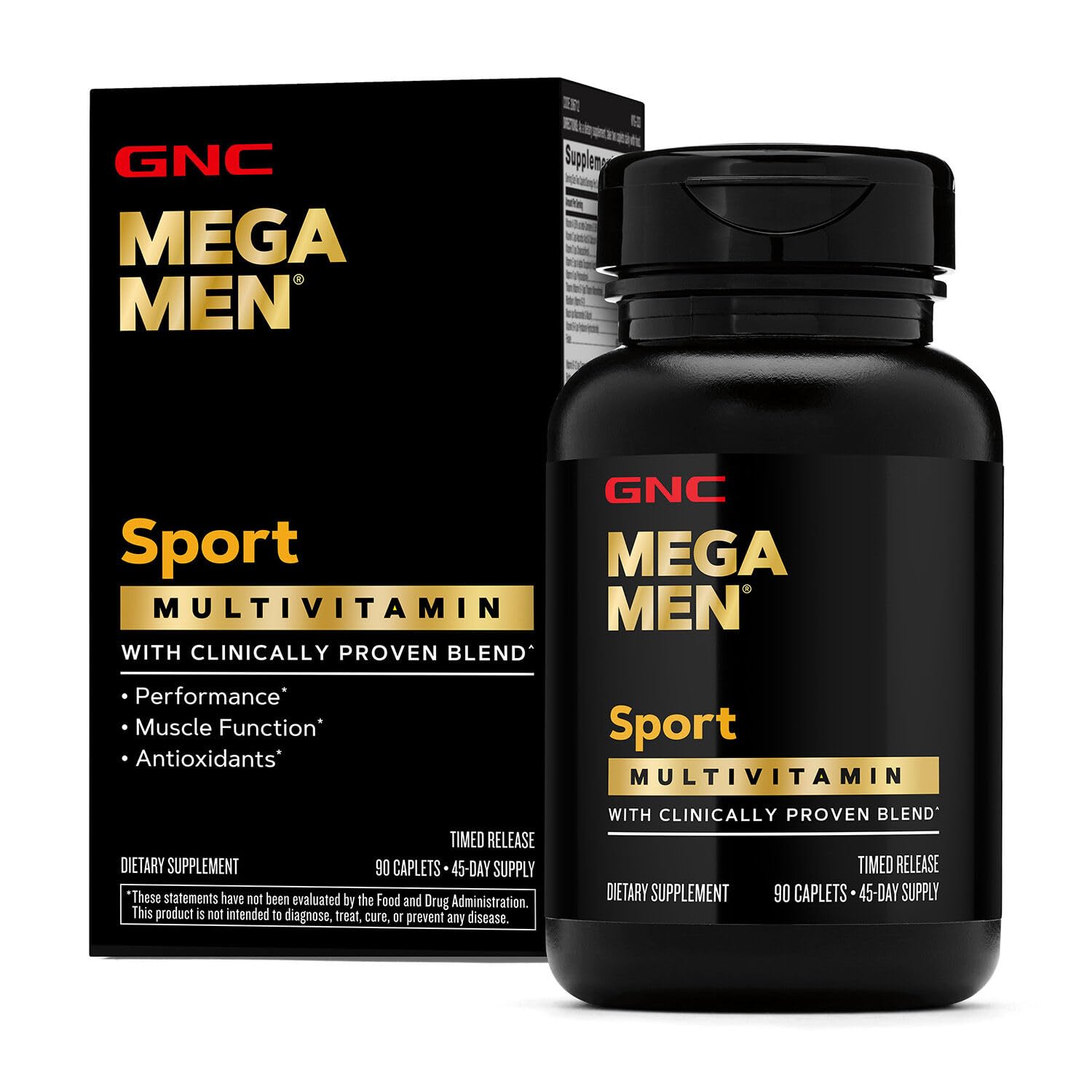 GNC Mega Men Sport Multivitamin | Performance, Muscle Function, and General Health | 90 Count GNC buy supplements canada