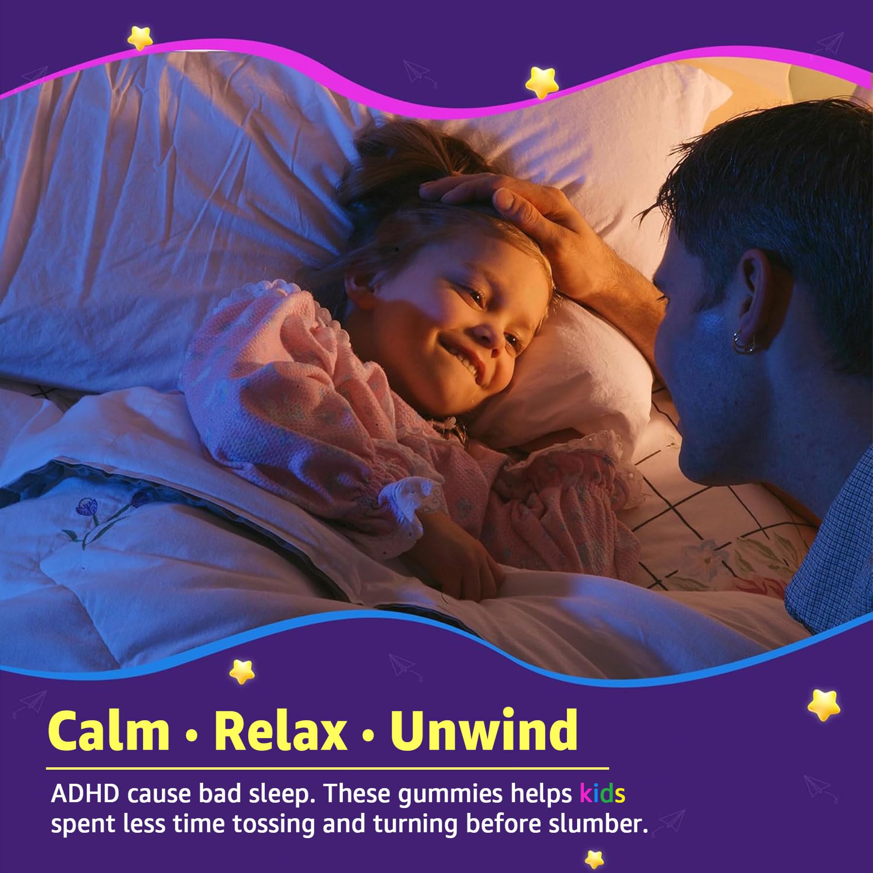 LILICARE Kids Sleep Gummies - Magnesium Glycinate Gummies, Melatonin Free Sleep Aid | Magnesium, Calcium, D3, B6, L Theanine | Kid Melatonin Alternative for Restful Sleep (Pack of 2) LILICARE buy supplements canada