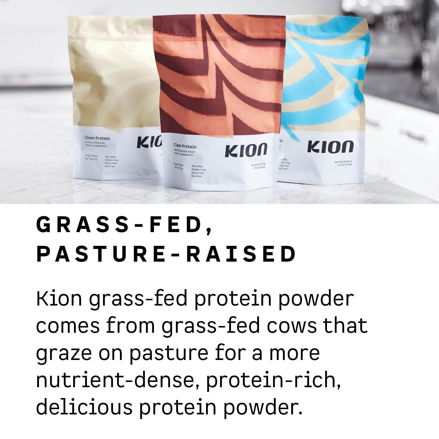 Kion Clean Protein | Grass-Fed & Pasture-Raised Whey Isolate Protein Powder Kion buy supplements canada