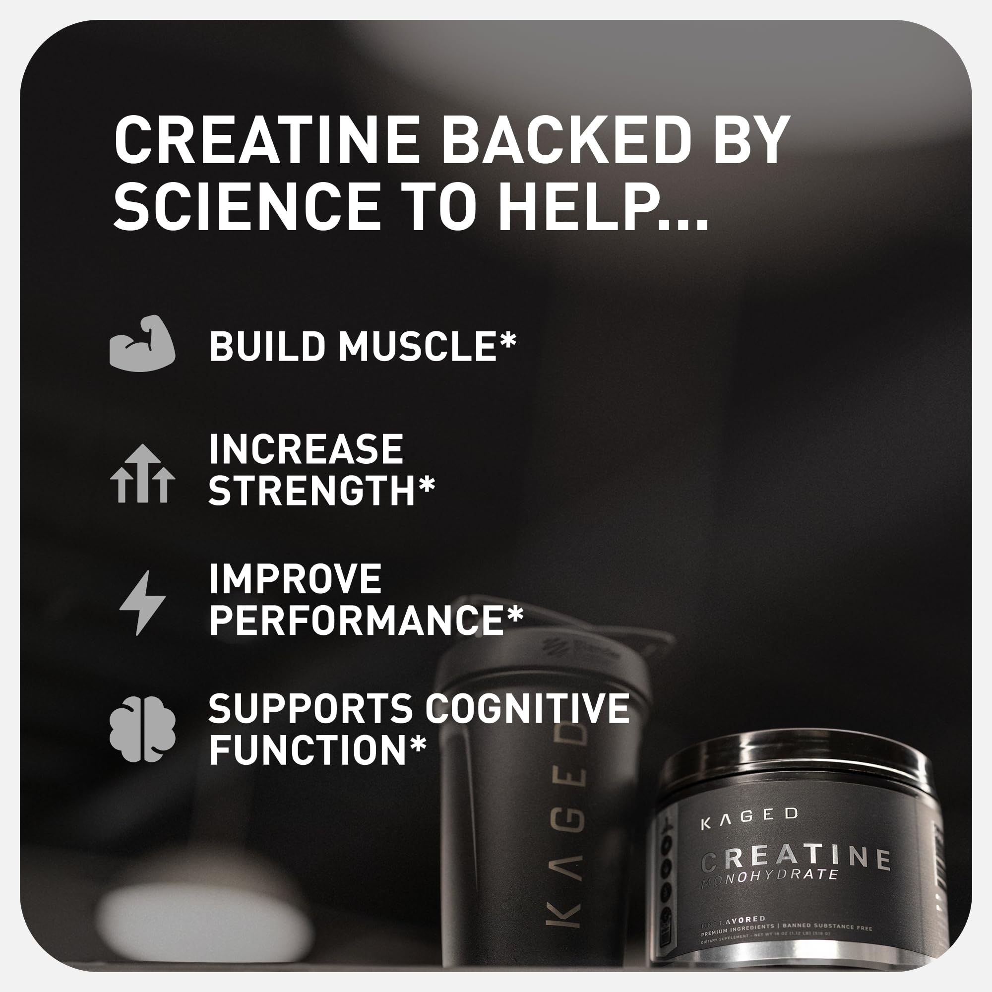Kaged Creatine Monohydrate Micronized Powder | Unflavored | Muscle Building & Recovery | 5000 mg Per Serving | Vegan, Gluten Free, Easily Digestible Kaged buy supplements canada