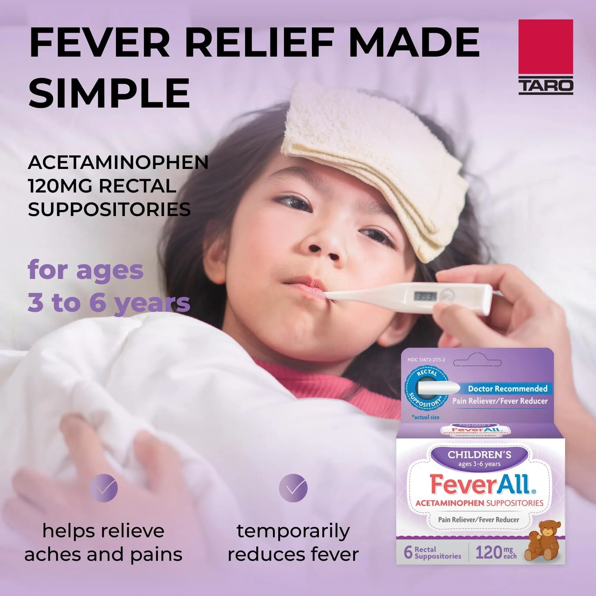 Feverall Infant Acetaminophen Suppositories 6 Rectal Suppositories 120 mg Each Pain Reliever/Fever Reducer. Paraben Free, No Artificial Colors or Other preservatives. Ages 3-6 Years Feverall buy supplements canada