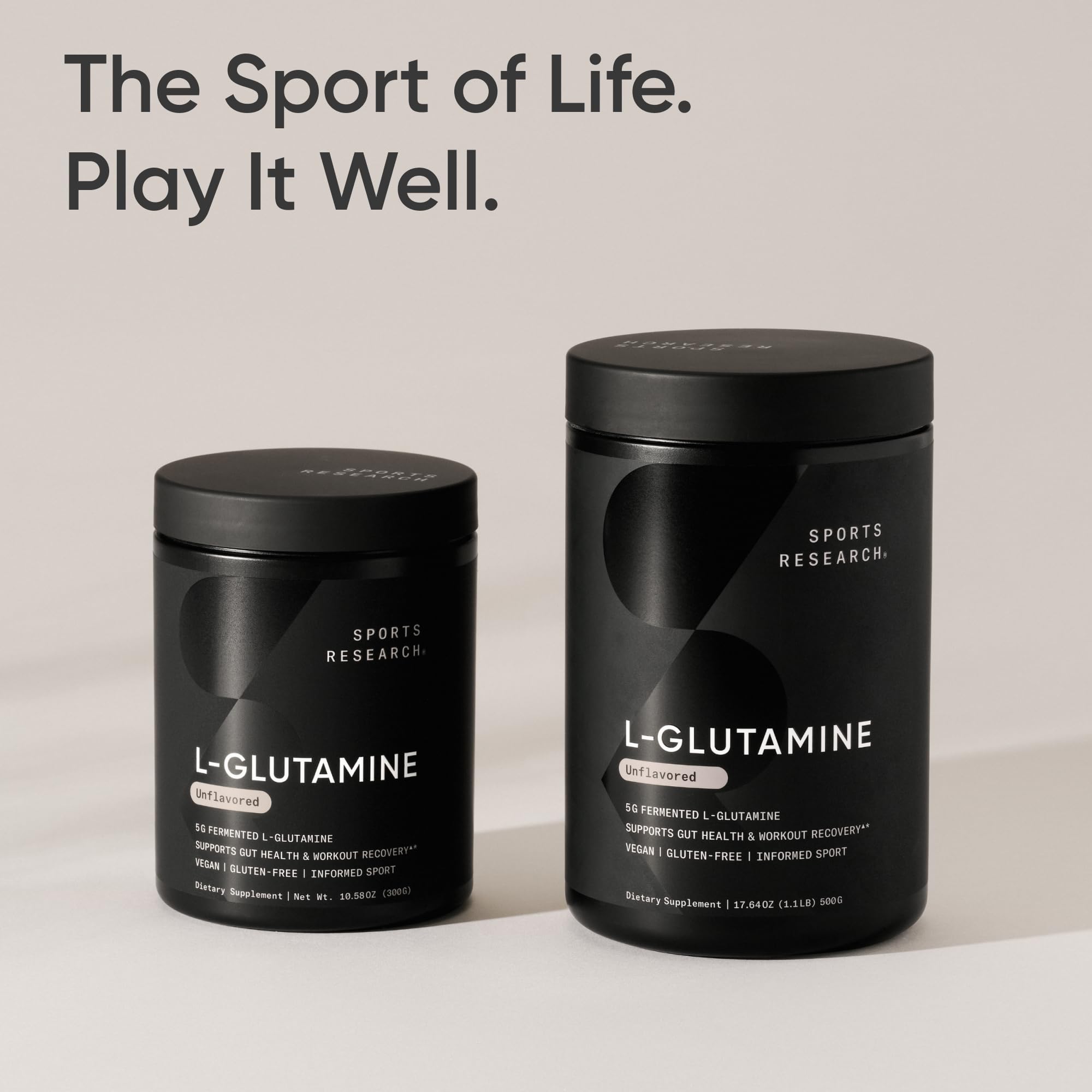 Sports Research L-Glutamine - Workout Recovery, Immune Health & Gut Health Support - 5 G Per Serving - 10.58 Oz Sports Research buy supplements canada