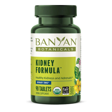 Banyan Botanicals Organic Kidney Formula–Urinary Tract Support & Detox Supplement–Gokshura & Punarnava for Fluid Balance & Systemic Cleansing–Cooling Genitourinary Tonic-90 Tablets-USDA Organic Banyan Botanicals buy supplements canada