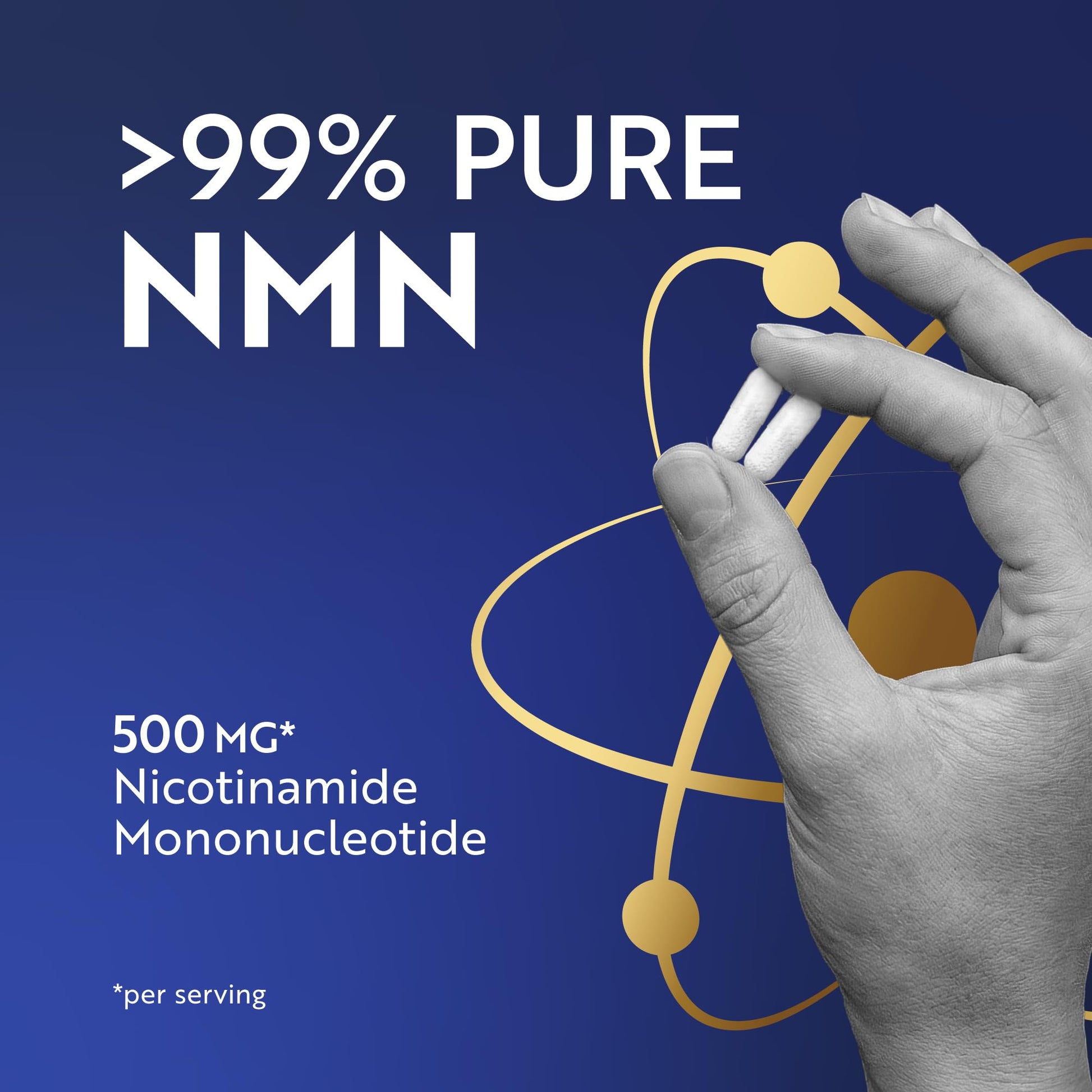 NMN Supplement 500mg | 99% Pure | NAD+ Precursor for Cellular Energy, Longevity, Repair, and Healthy Aging Support | Third-Party Tested & Non-GMO | Nicotinamide Mononucleotide | 60 NMN Capsules Nobi Nutrition buy supplements canada