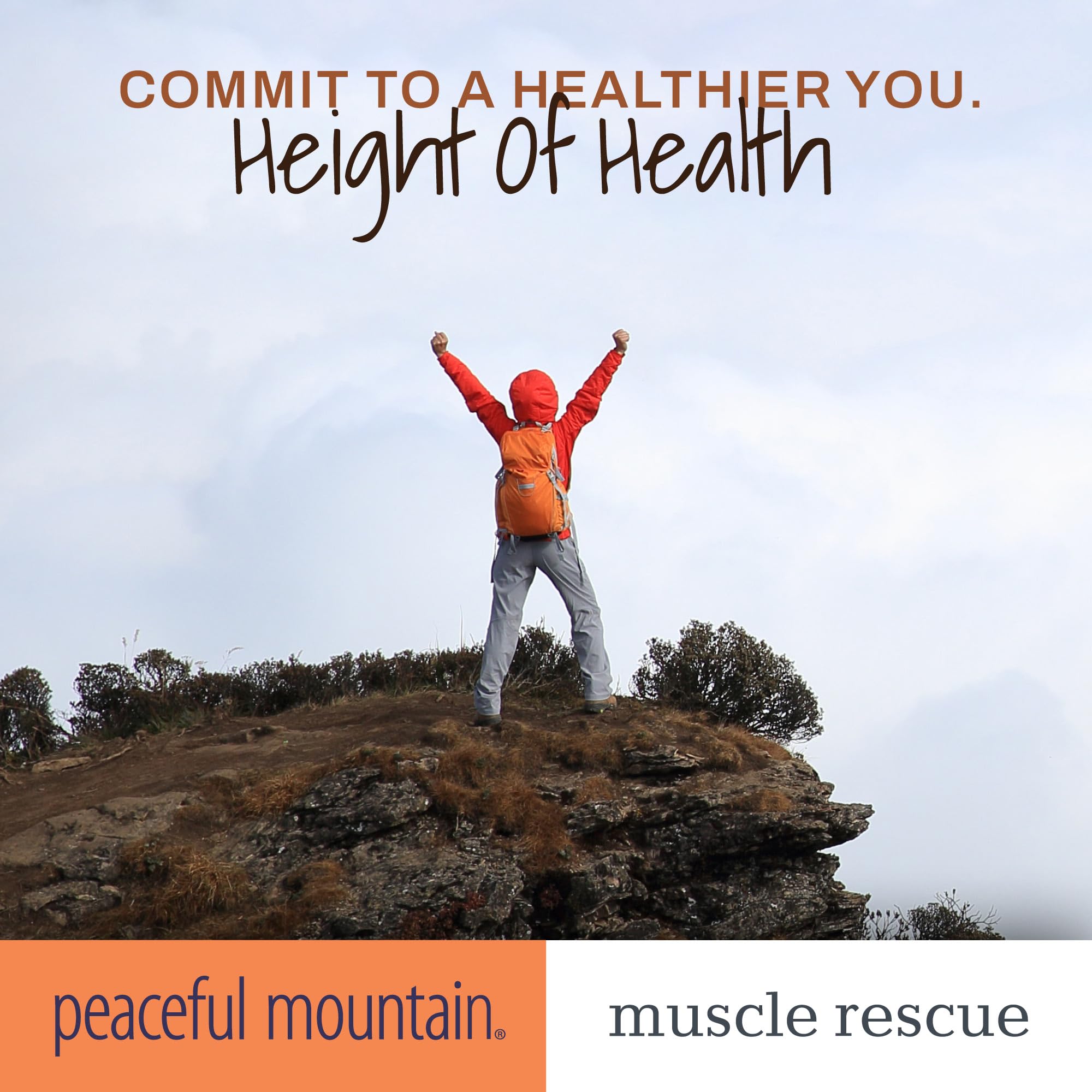 Peaceful Mountain Muscle Rescue Homeopathic Gel - for Muscle discomfort with Arnica and Comfrey - 2oz Peaceful Mountain buy supplements canada
