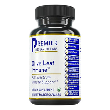 Premier Research Labs Olive Leaf Immune - Olive Leaf Extract Capsules, The Olive Leaf Pills with Phytonutrient Oleuropeinm, Herbal Supplement for Immune & Heart Health Support - 60 Vegetarian Capsules Premier Research Labs buy supplements canada