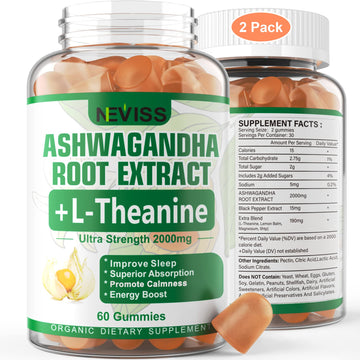 NEVISS Ashwagandha Gummies 2000mg, Feel Refreshed, Plus Proprietary Blend NEVISS buy supplements canada