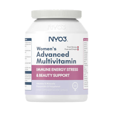 NYO3 Multivitamin for Women with 22 Essential Nutrients | 7 Minerals & 3 Special Additives & 12 Vitamins | Lutein, Zeaxanthin, Grape Seed | NYO3 buy supplements canada