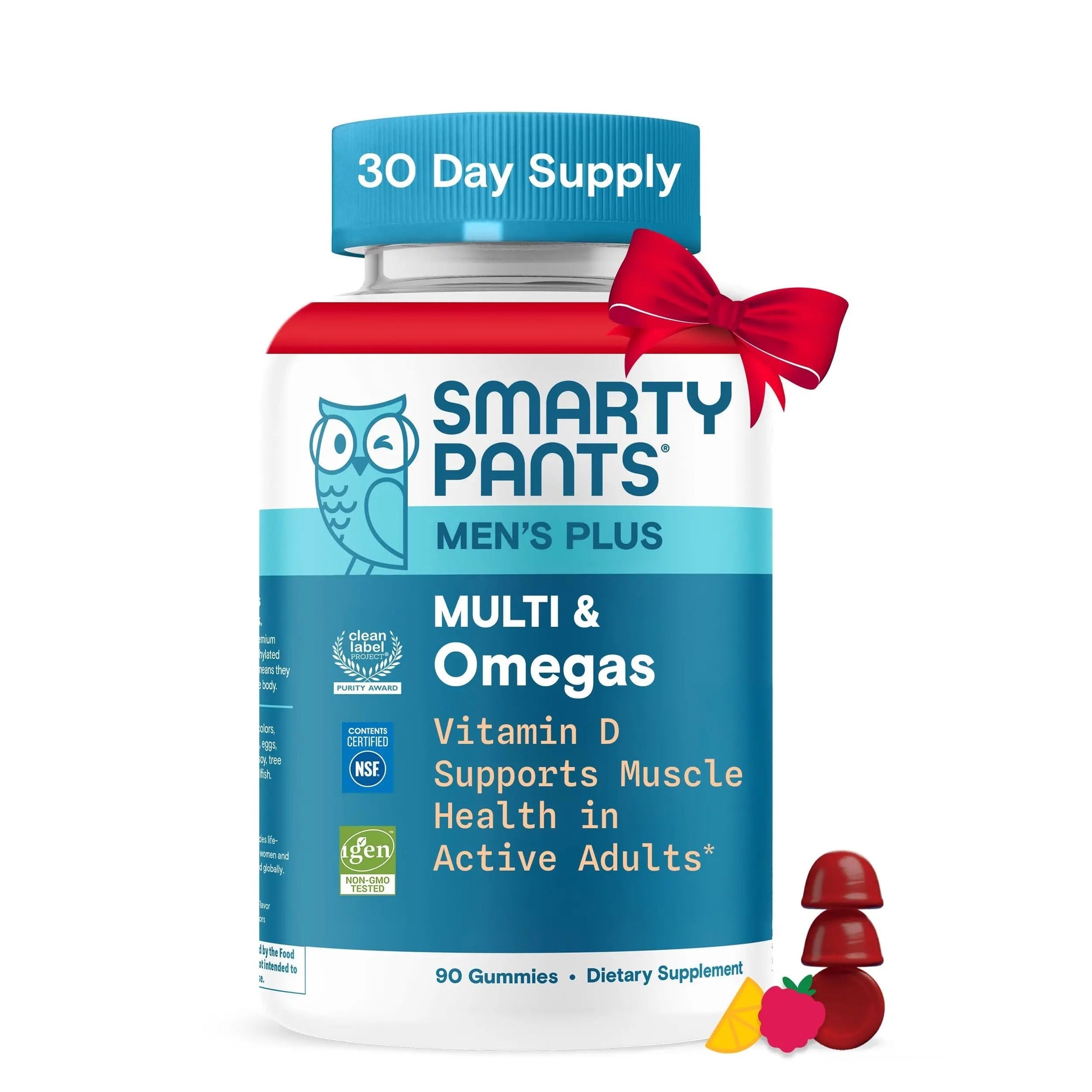 SmartyPants Men's Multivitamin Gummies - Improved Formula: Omega 3 (DHA/EPA), Methylfolate, Vitamin D3, C, Vitamin B12, B6, Vitamin A SmartyPants buy supplements canada