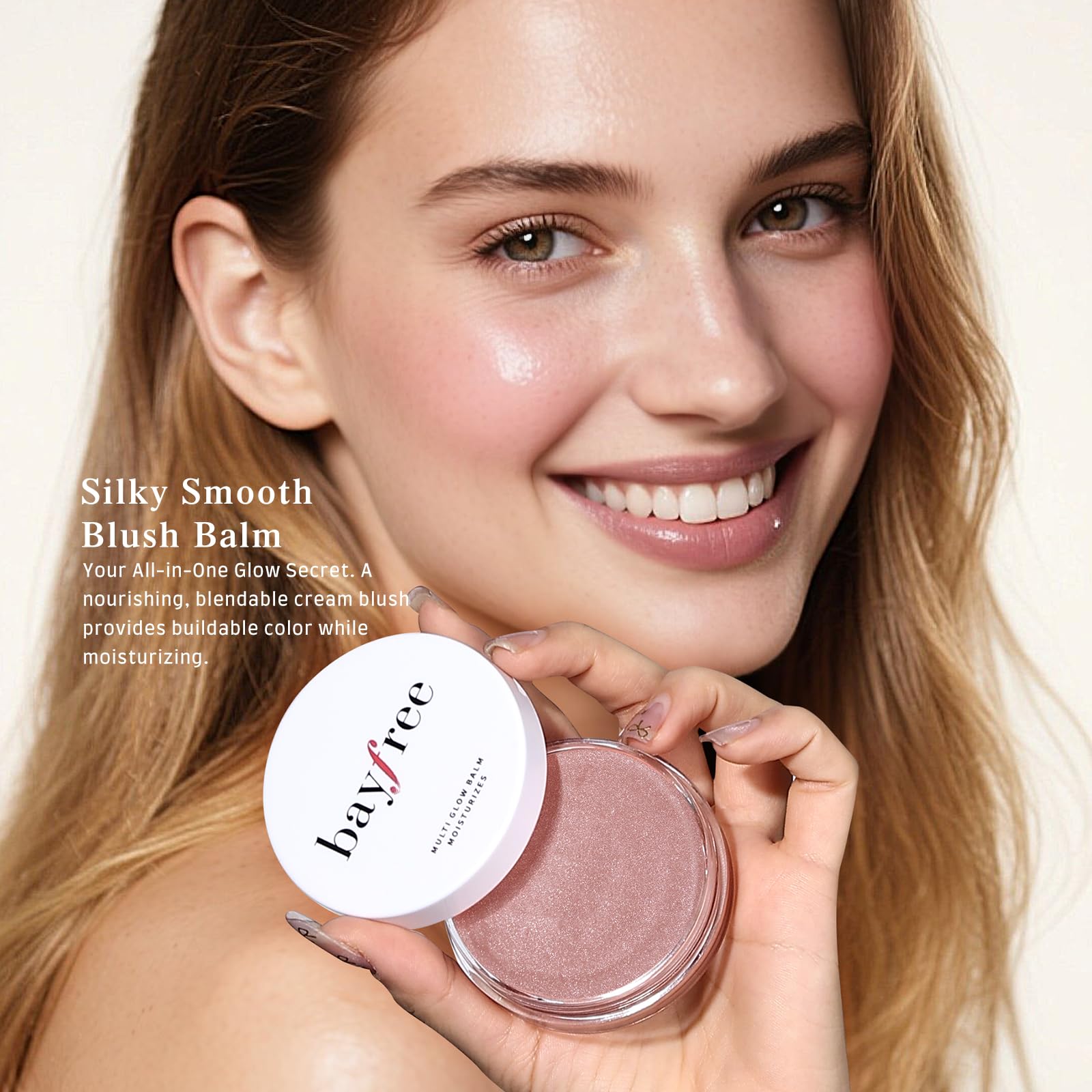 bayfree Multi Glow Balm, Cream Blush for Cheeks, Blush Balm Face Makeup, Radiant Finish, Hydrating, Creamy, Lightweight & Blendable Color, Face Makeup 0.63 Oz bayfree buy supplements canada