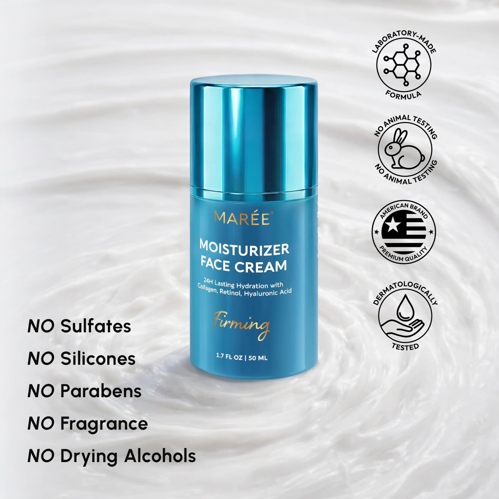 MAREE Face Moisturizer – Firming & Lifting Face Cream for Women with Collagen, Retinol & Hyaluronic Acid – Day & Night Anti-Aging Facial Wrinkle MAREE buy supplements canada