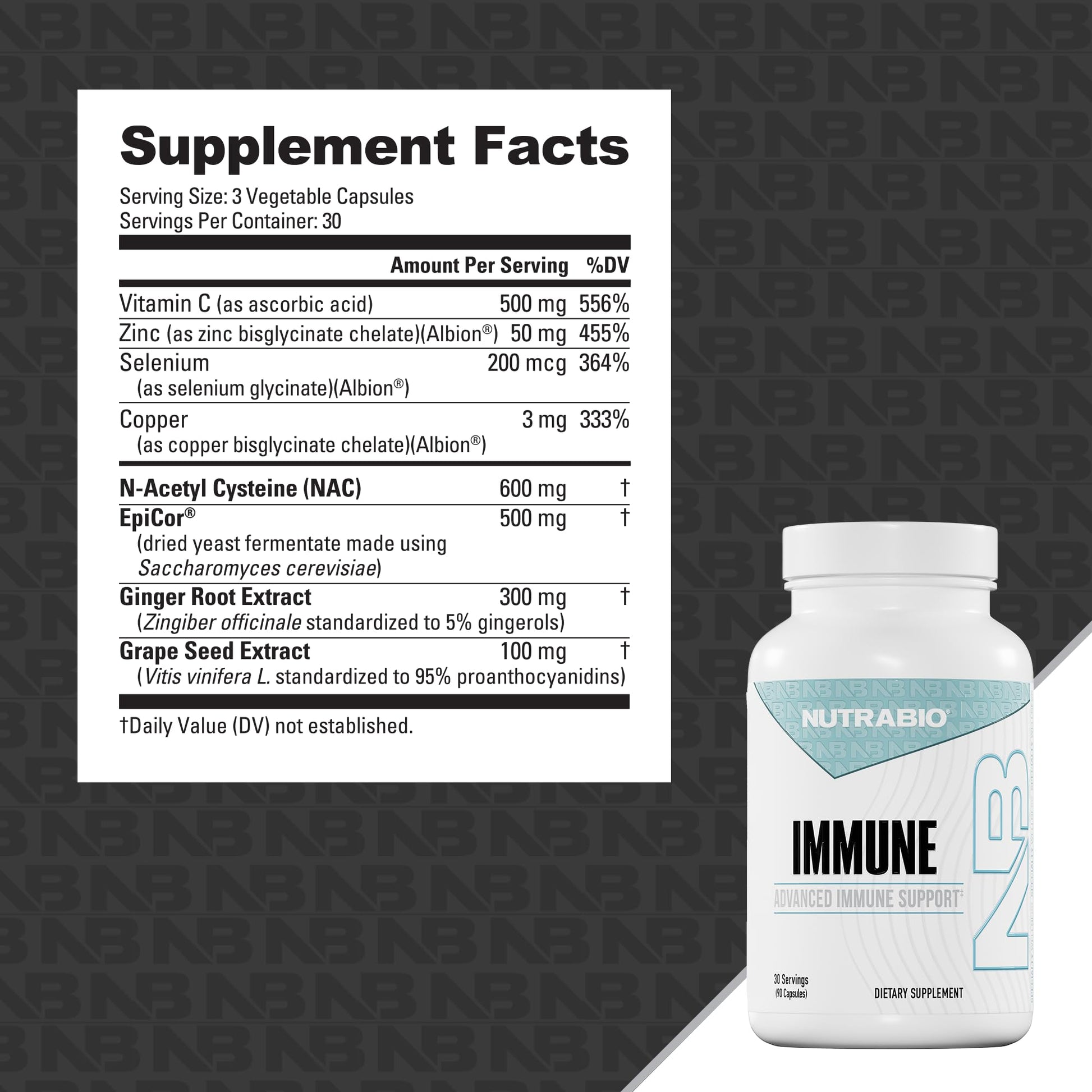 NutraBio Immune Support Supplement with EpiCor - 90 Vegetable Capsules NutraBio buy supplements canada