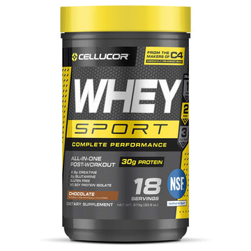 Cellucor Whey Sport Protein Powder Chocolate | Post Workout Recovery Drink with Whey Cellucor buy supplements canada