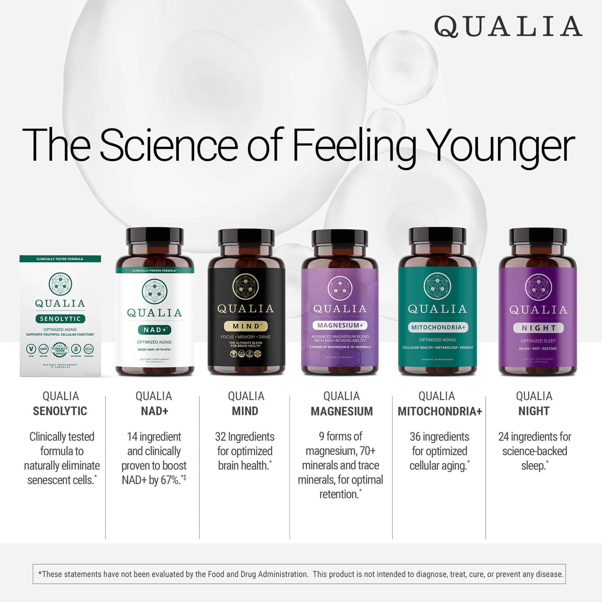 Qualia Mind (Caffeine Free) | The Ultimate Blend for Brain Health* | Doctor-Formulated Nootropic to Fuel Focus & Concentration* | Supports Long Term Brain Health| Maintain Drive & Productivity QUALIA LIFE SCIENCES buy supplements canada