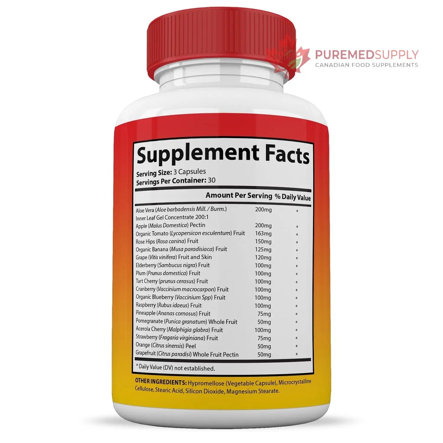 (10 Pack) Vital Fruits and Veggies Supplement Whole Food Red & Green Superfoods Non GMO Vegan Friendly 900 Veggie Capsules 10 Bottles Justified Laboratories buy supplements canada