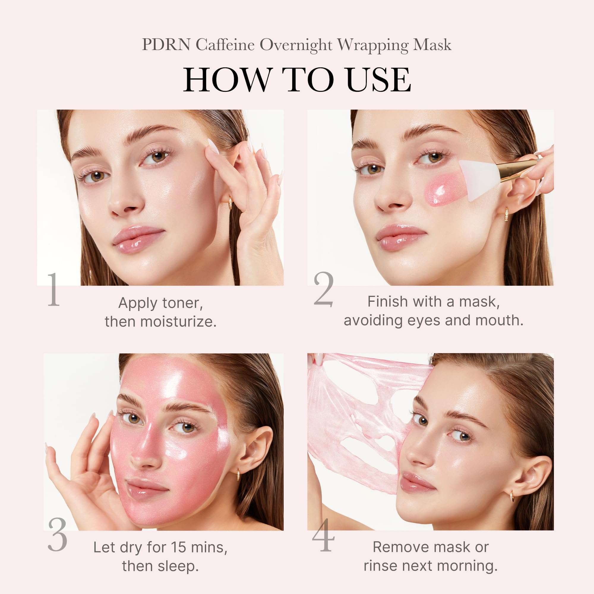 medicube Wrapping Mask PDRN Caffeine Overnight Peel Off Facial Mask | Firming, Depuffing & Hydration | Caffeine, Collagen For Refined, Glass Skin & Face Contour Support | Korean Skin Care, 2.53 fl.oz medicube buy supplements canada