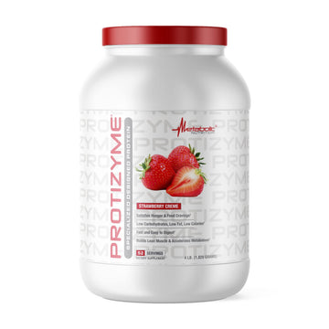 Metabolic Nutrition, Protizyme, 100% Whey Protein Powder, High Protein, Low Carb Metabolic Nutrition buy supplements canada