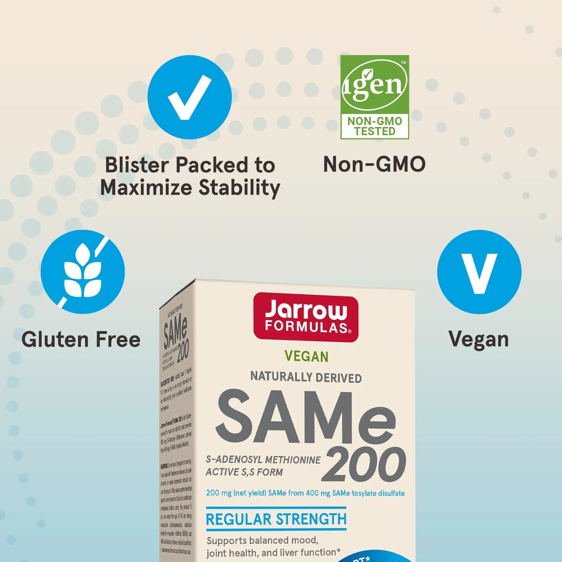 Jarrow Formulas® Same 200 mg, Supports Joint Health, Liver Function, Brain Metabolism, 60 Tablets, Up to A 60 Day Supply Jarrow Formulas buy supplements canada