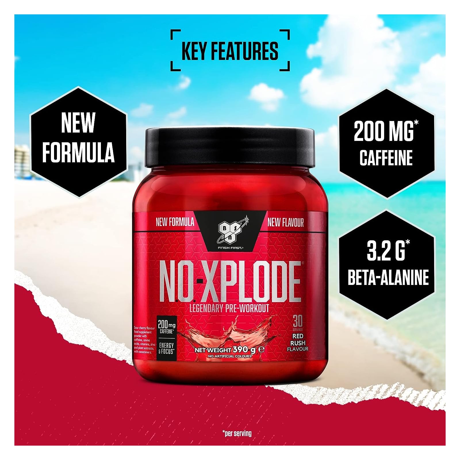 BSN Nutrition N.O.-Xplode Pre Workout Powder Food Supplement, Energy and Focus BSN buy supplements canada