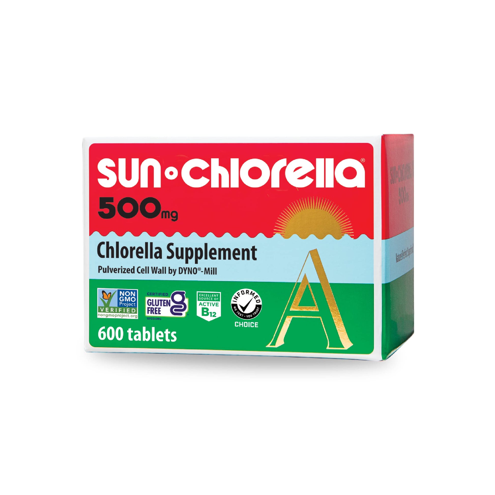 Sun Chlorella 500mg Whole Body Wellness Green Algae Superfood Supplement - Immune Defense, Gut Health, Natural Purification, Energy Boost Sun Chlorella buy supplements canada