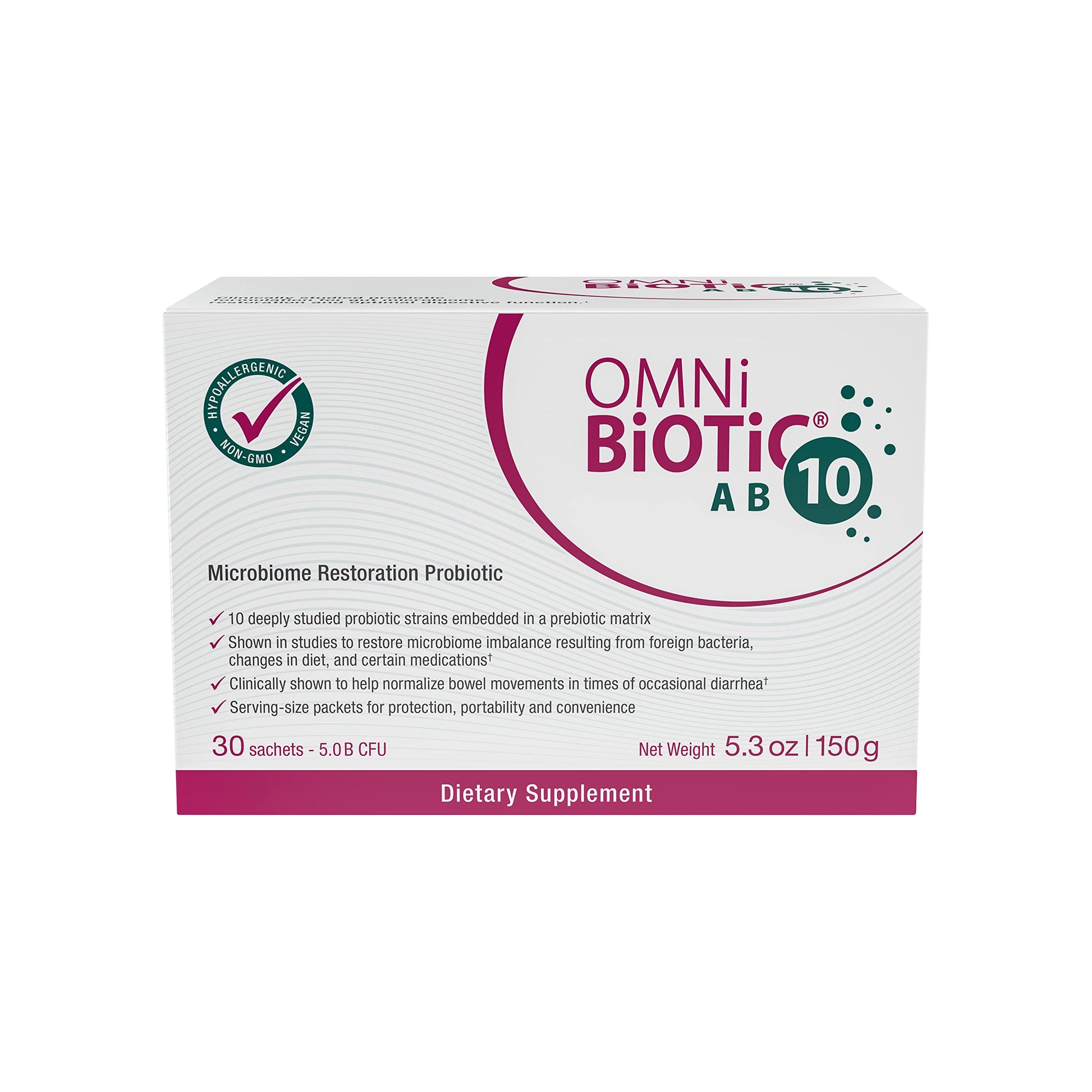 OMNi BiOTiC AB 10 - Clinically Tested Restorative Probiotic - Supports & Restores Gut Flora & Digestion OMNi BiOTiC buy supplements canada