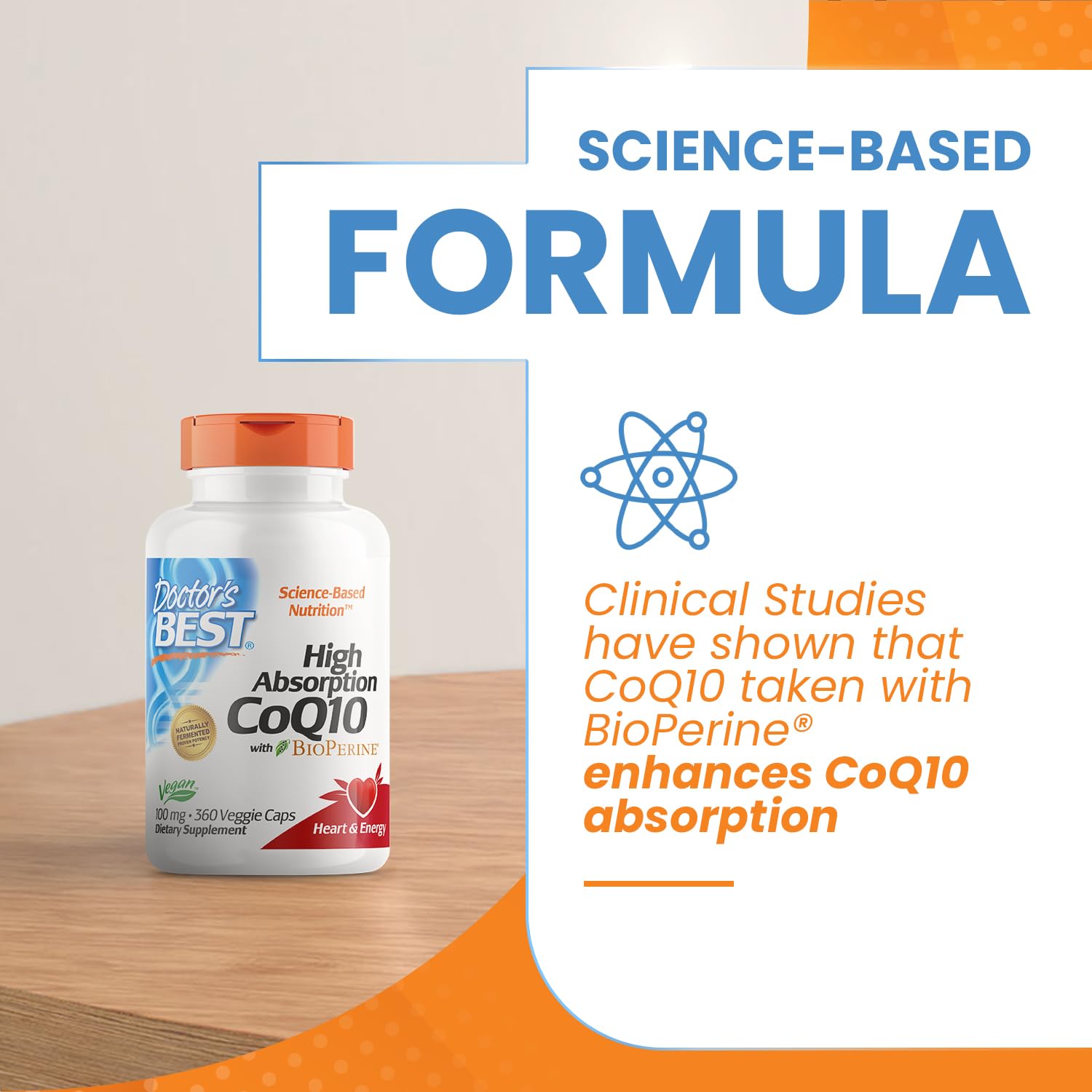Doctor's Best High Absorption CoQ10 with BioPerine, Gluten Free, Naturally Fermented Doctor's BEST buy supplements canada