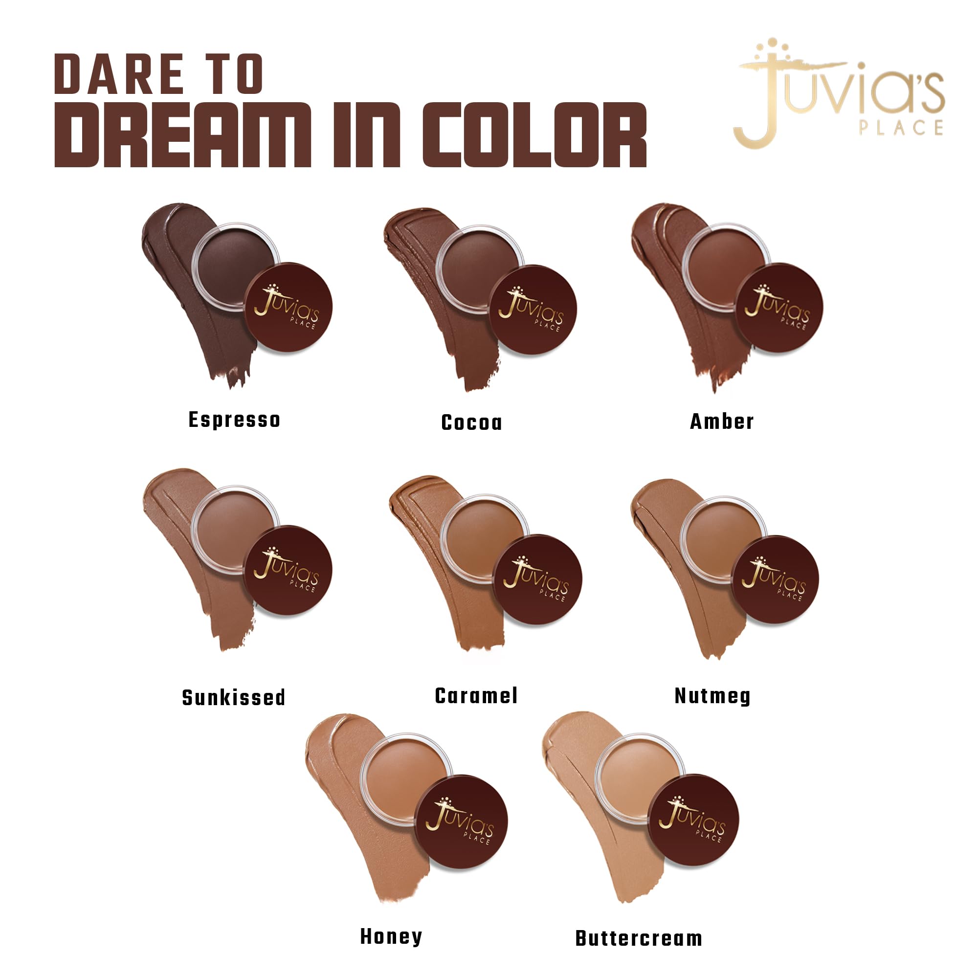 Juvia's Place Bronzed Cream Bronzer - Sunkissed - Smooth Cream Bronzer Pot for Sun-Kissed Glow & Warmth, Buildable & Blendable Makeup Contour with Long-Lasting Matte Shimmer Finish, Highly Pigmented Juvia's Place buy supplements canada