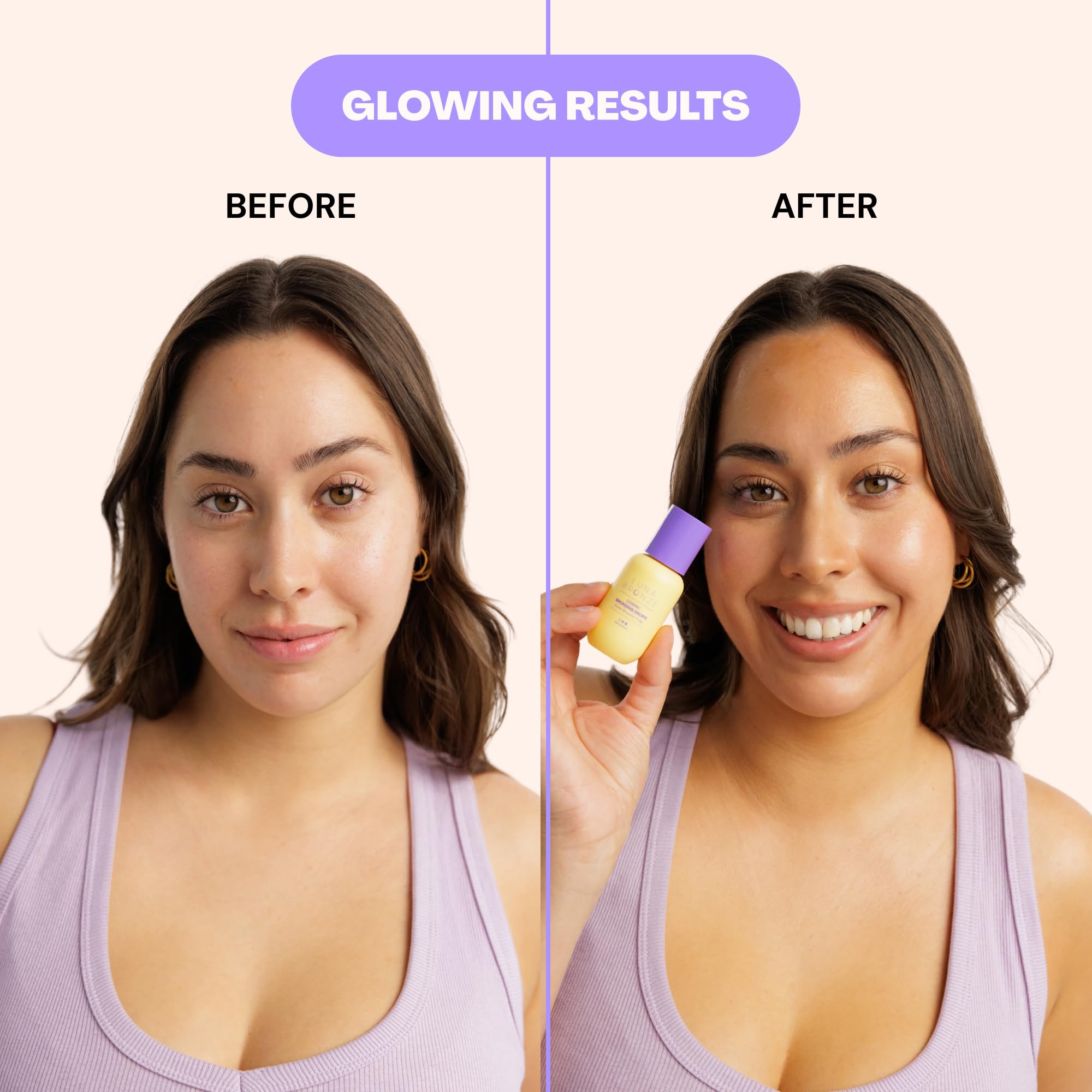 Luna Bronze Cosmic Bronzing Drops | Lightweight, Hydrating & Washable Liquid Bronze Drops | Non-Greasy Formula Enriched with Sodium Hyaluronate & Shea Butter | Responsible Mica (30ml/1.01 fl. oz) Luna Bronze buy supplements canada
