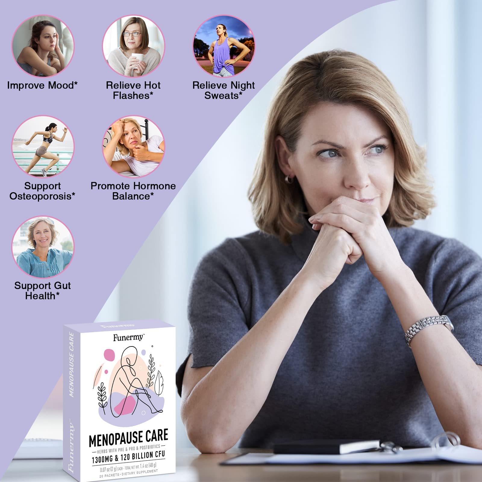 Funermy Postnatal Probiotics Lactation Supplements and Menopause Probiotics for Women Funermy buy supplements canada