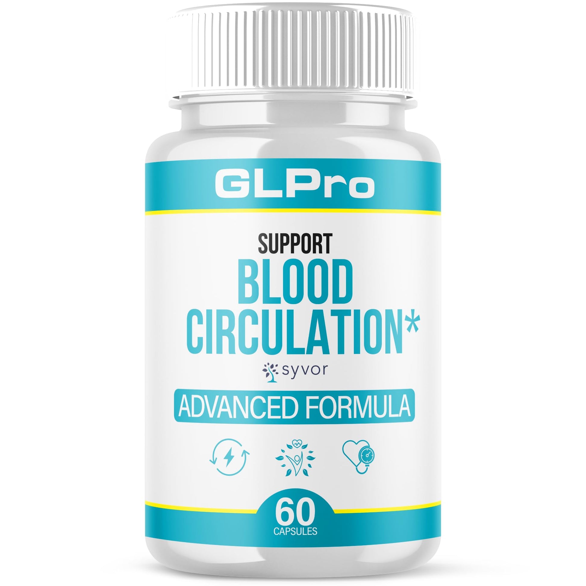 GLPro Blood Capsules, Official GLPro Blood Health Support Pills with All Natural Ingredients, Advanced Formula Supplement with Maximum Strength Premium Vitamins for Women and Men (60 Capsules) Syvor buy supplements canada