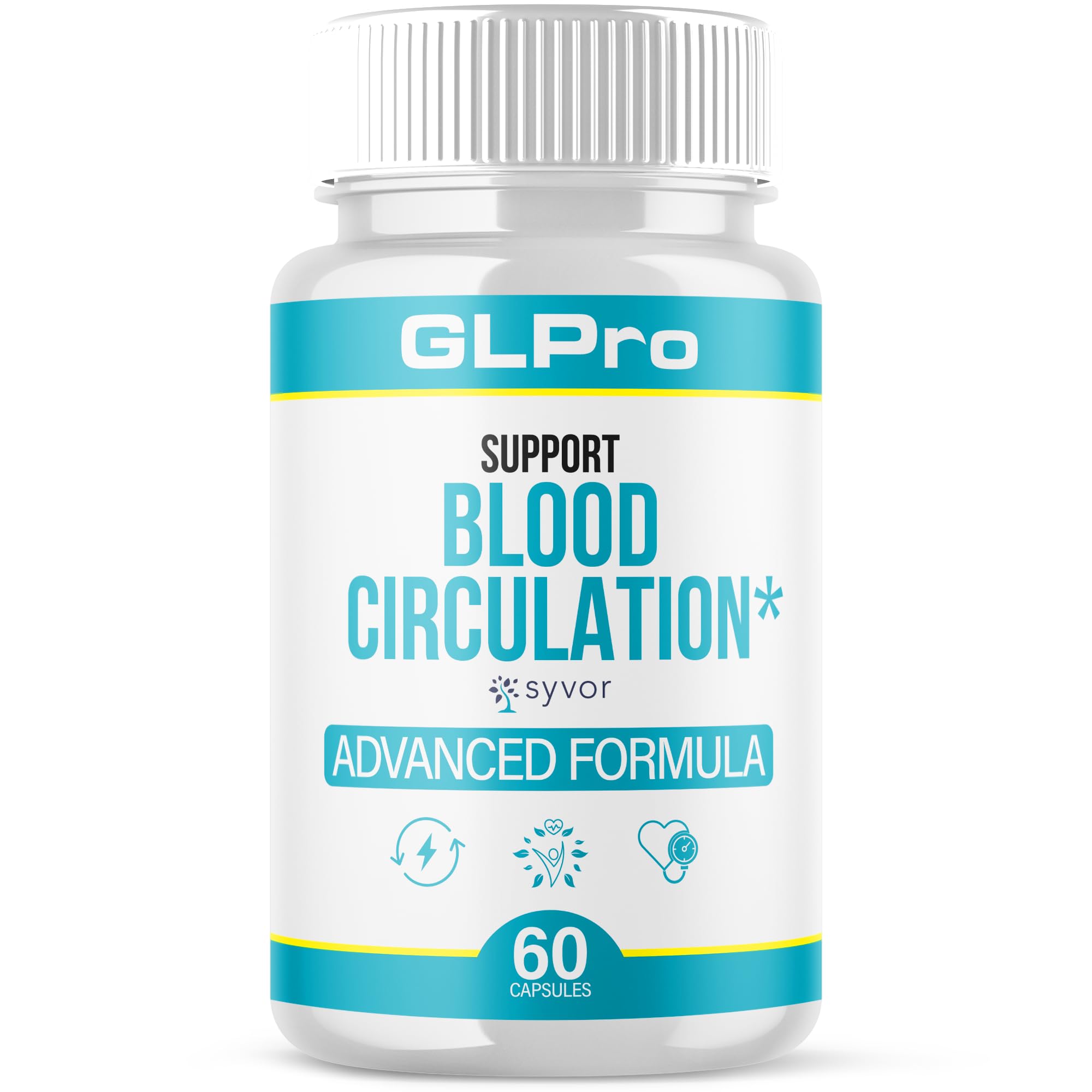 GLPro Blood Capsules, Official GLPro Blood Health Support Pills with All Natural Ingredients, Advanced Formula Supplement with Maximum Strength Premium Vitamins for Women and Men (60 Capsules) Syvor buy supplements canada